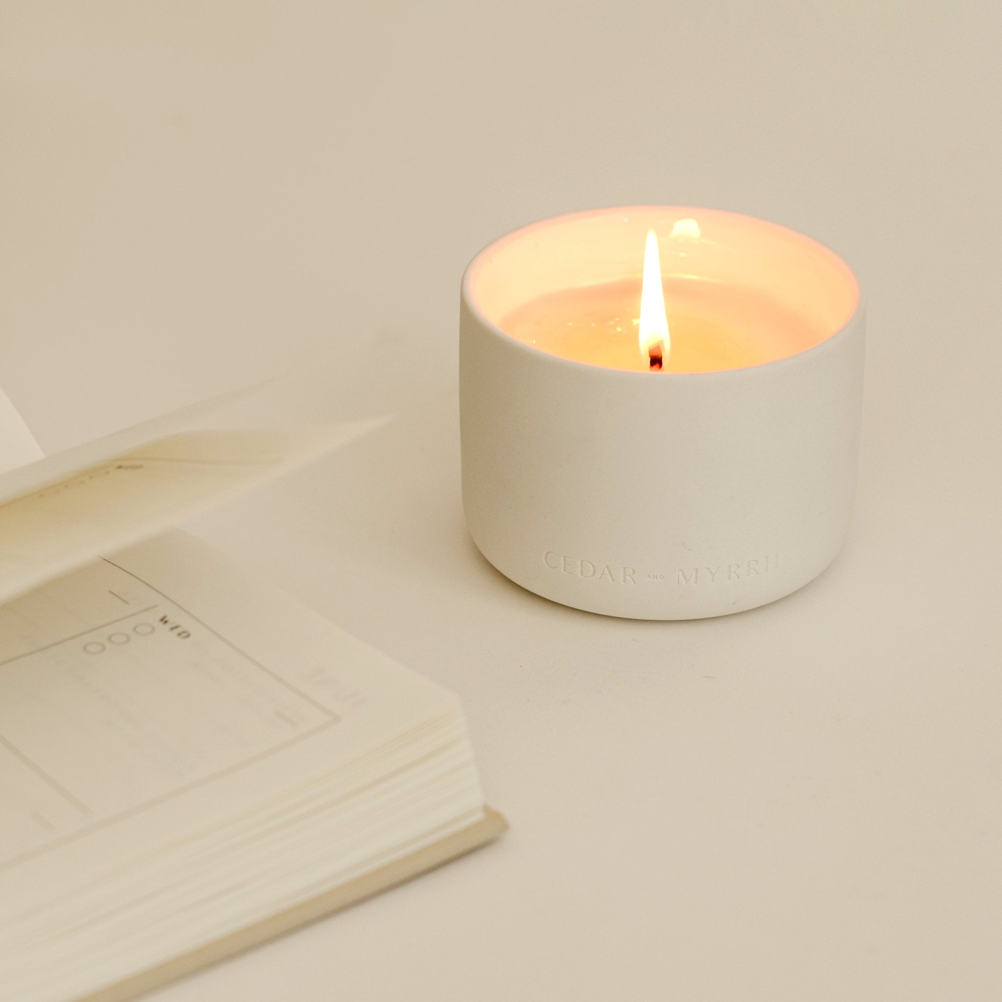 Spiritual Wellness Candle CEDAR AND MYRRH