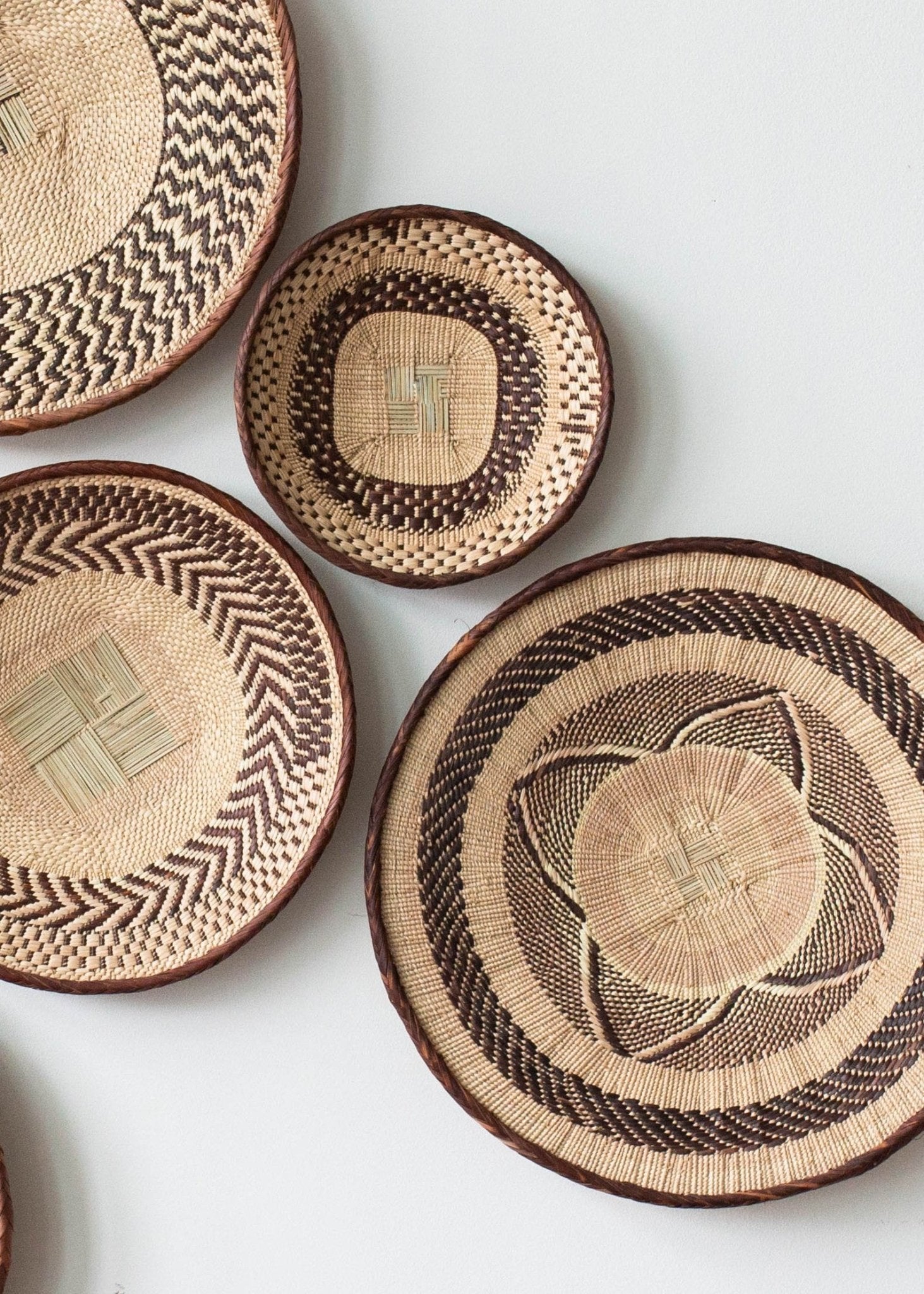 Statement Binga Patterned Wall Hanging Basket Kanju Interiors