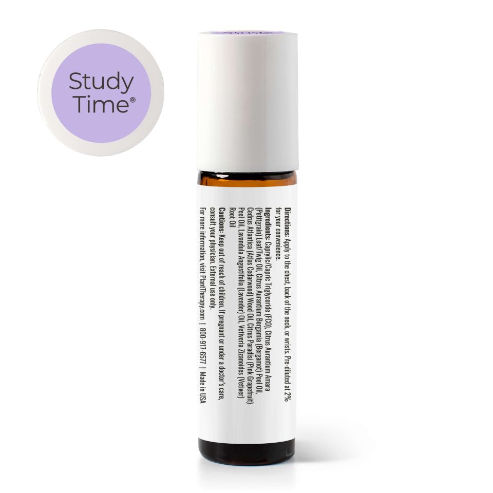 Study Time KidSafe Essential Oil Pre - Diluted Roll - On Plant Therapy
