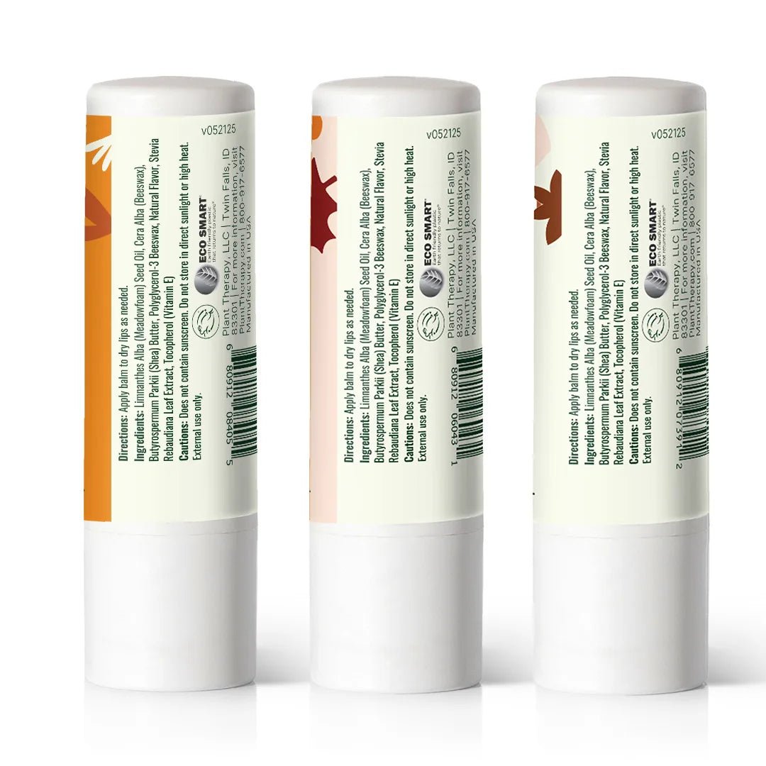 Sugar & Spice Lip Balm Trio Set Plant Therapy