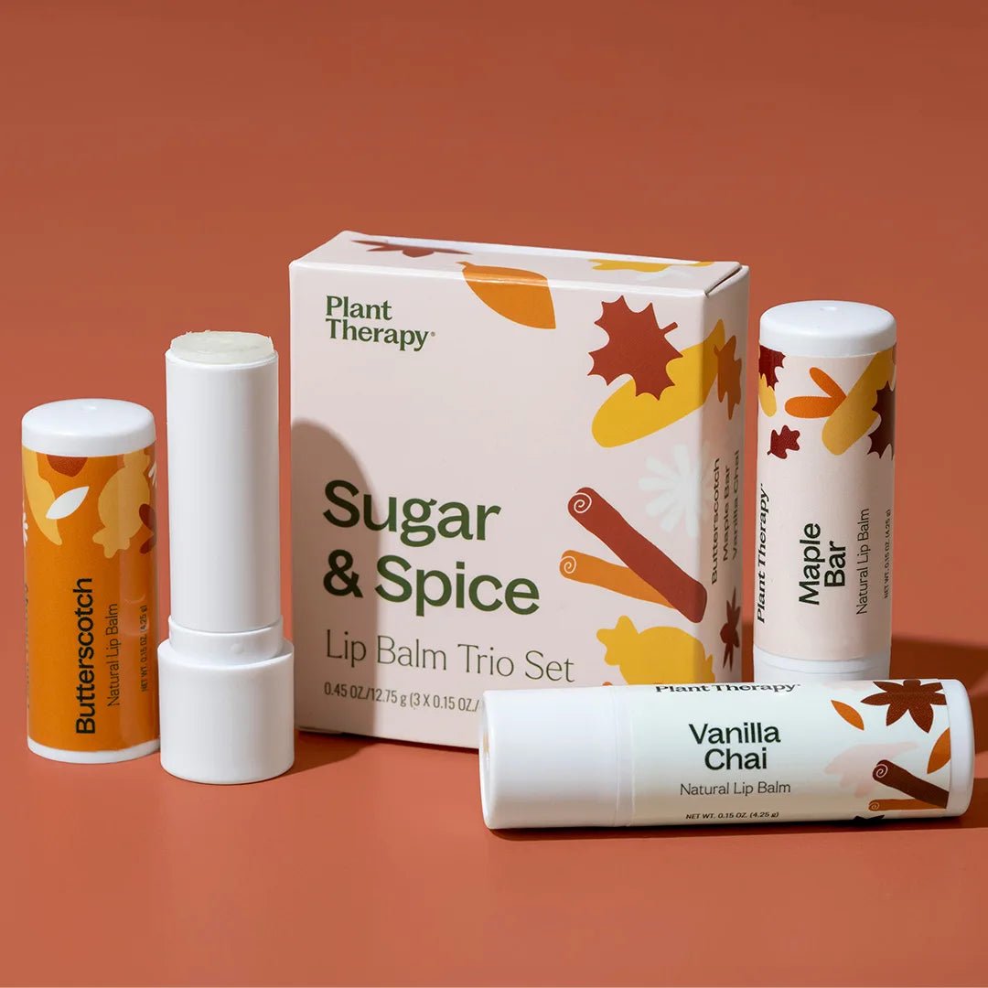 Sugar & Spice Lip Balm Trio Set Plant Therapy