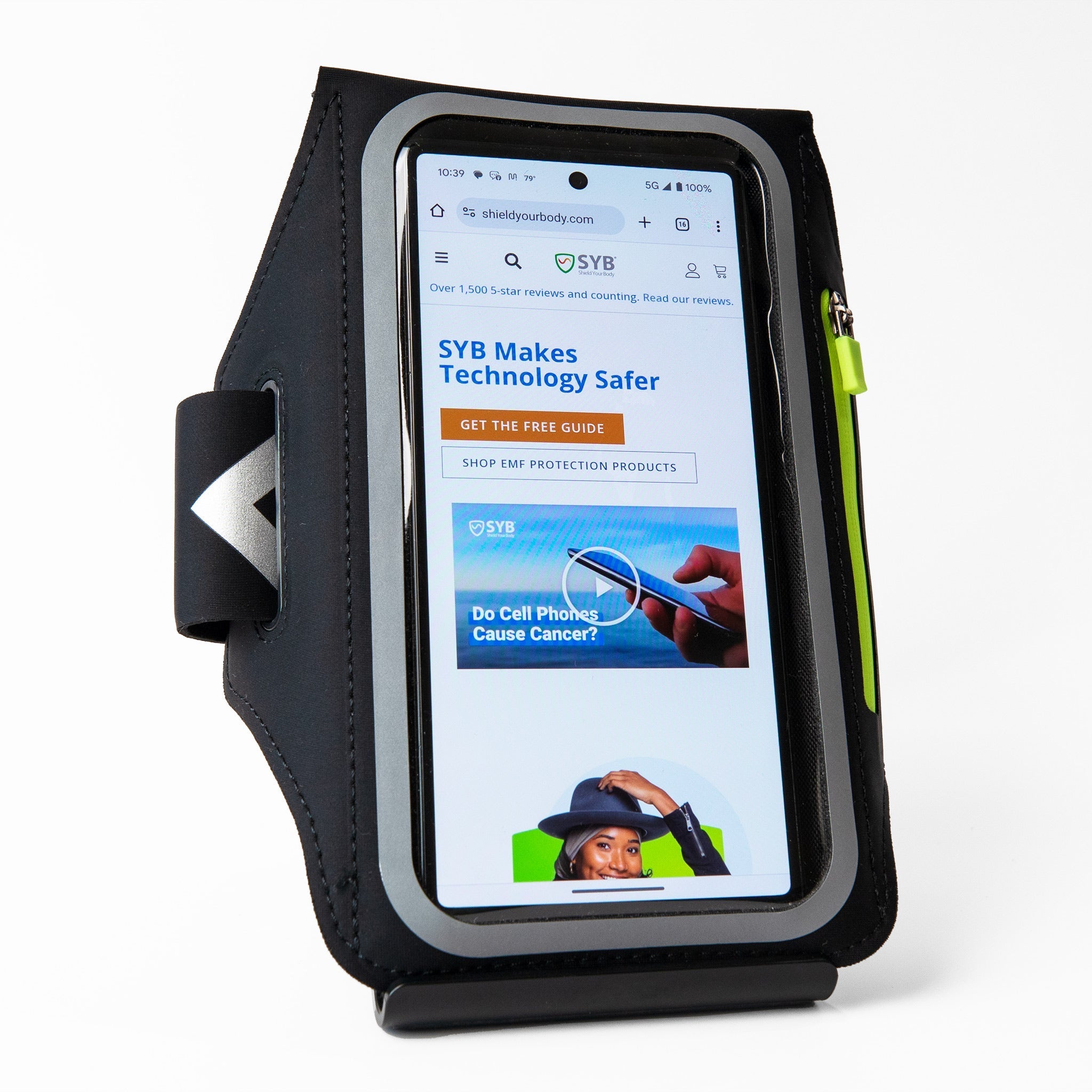 SYB Arm Band Phone Pouch Shield Your Body