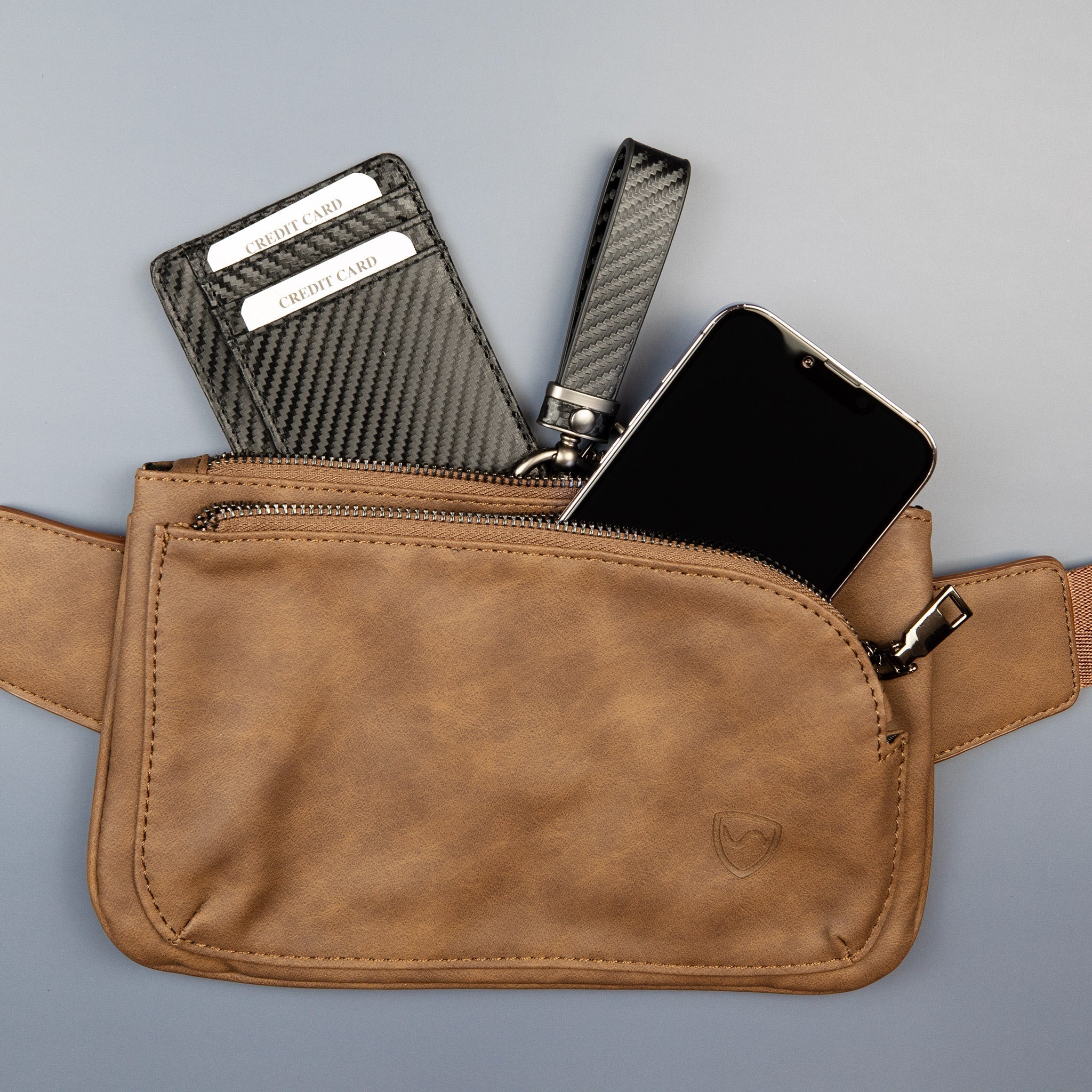 SYB Cross Body Fanny Pack - Metro Vegan Leather Shield Your Body