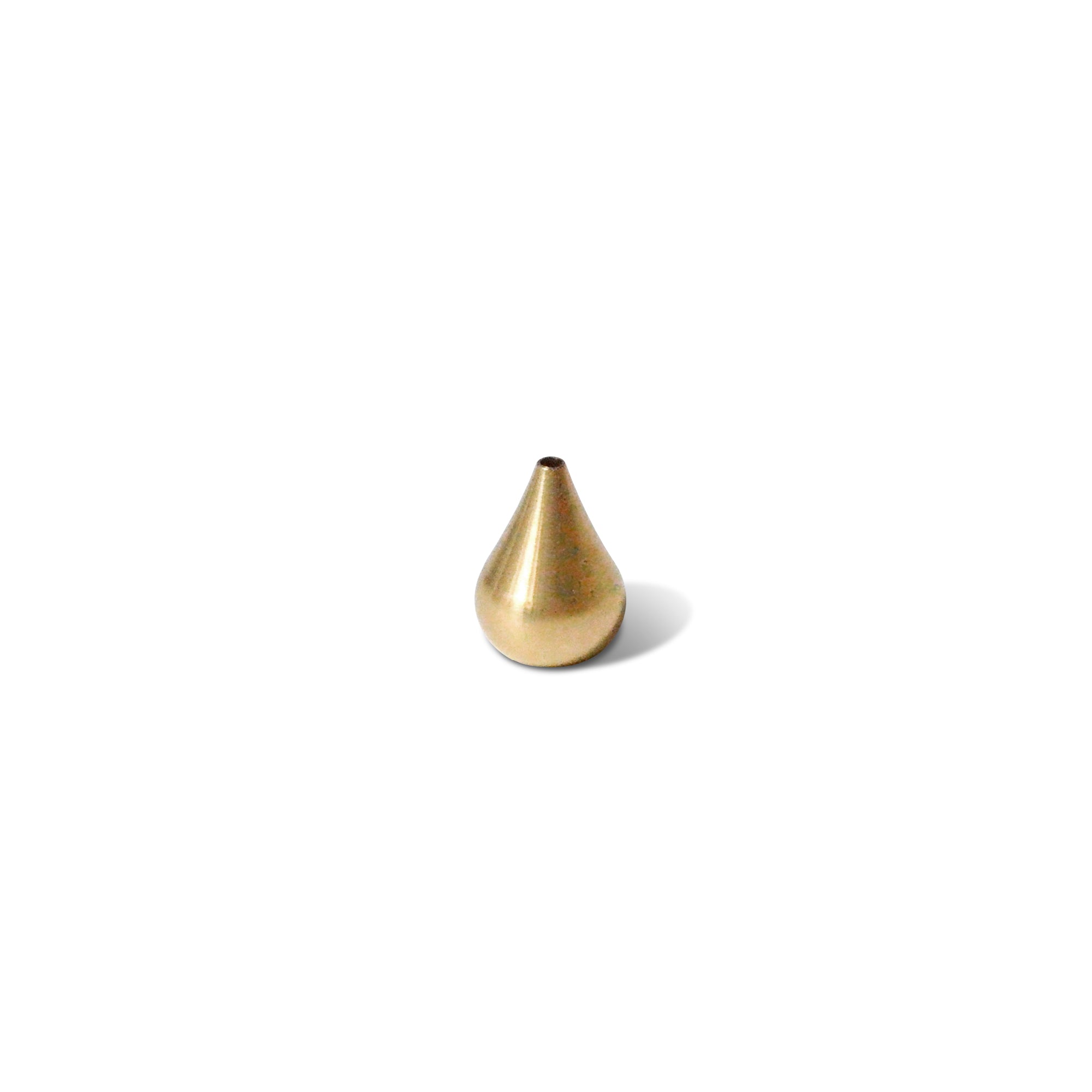 Tall Waterdrop Brass Incense Holder CEDAR AND MYRRH