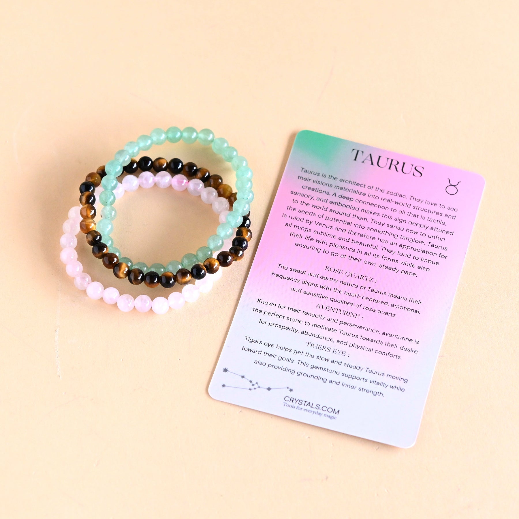 Taurus Bracelet Trio CRYSTALS.COM