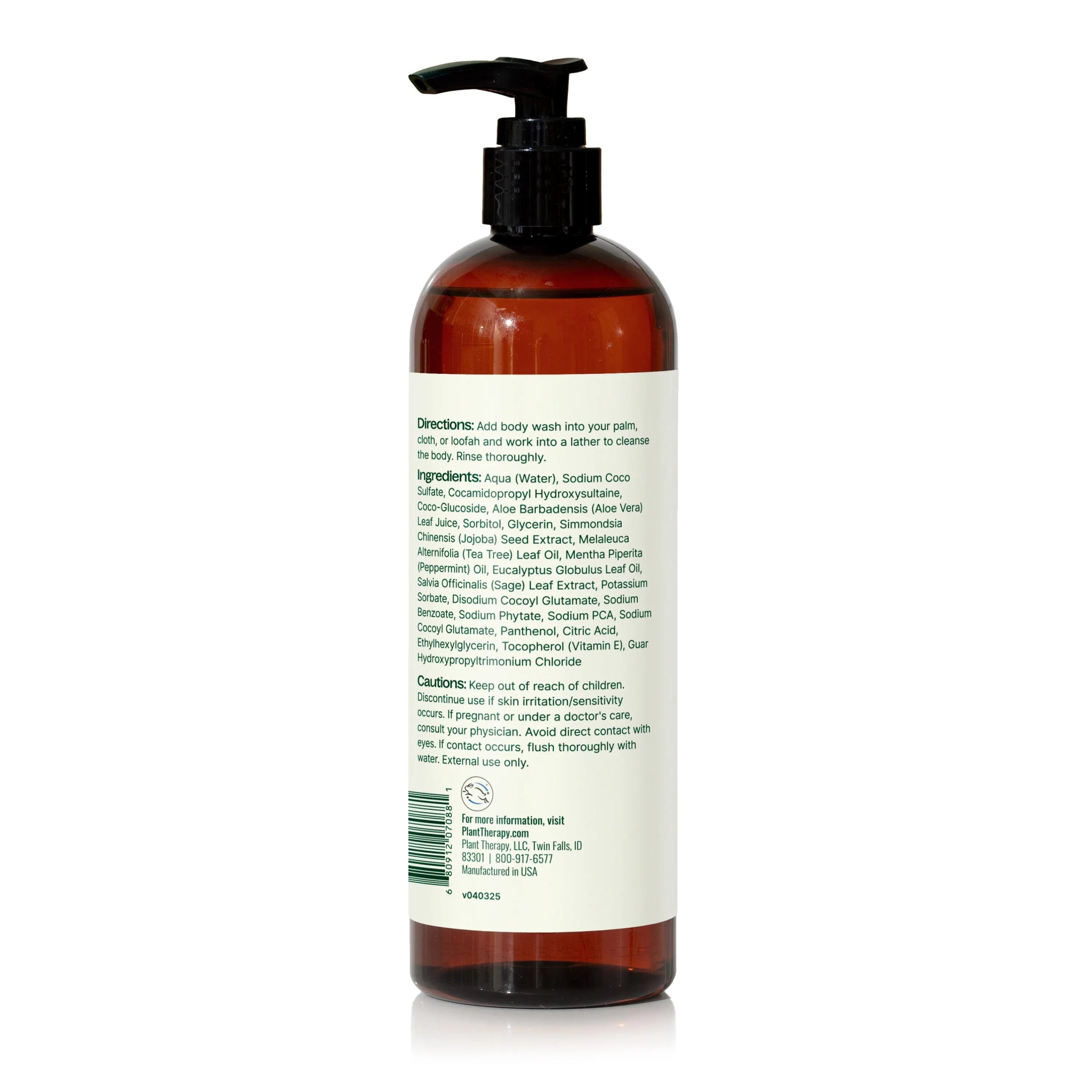 Tea Tree & Peppermint Body Wash Plant Therapy