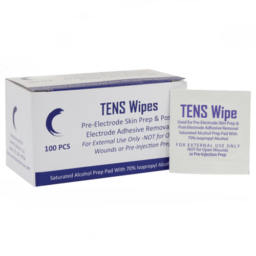 TENS Prep Wipes iReliev