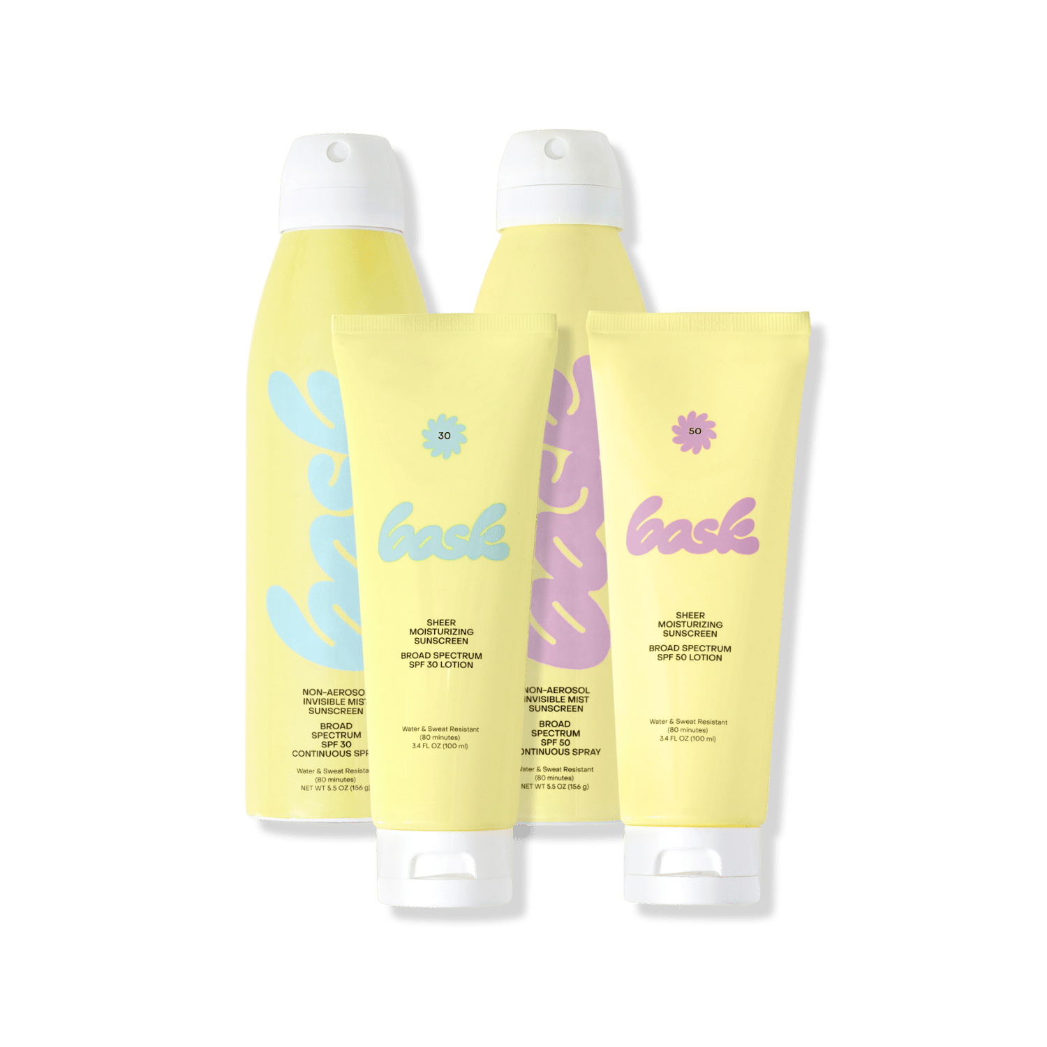 The Core Four Bask Suncare