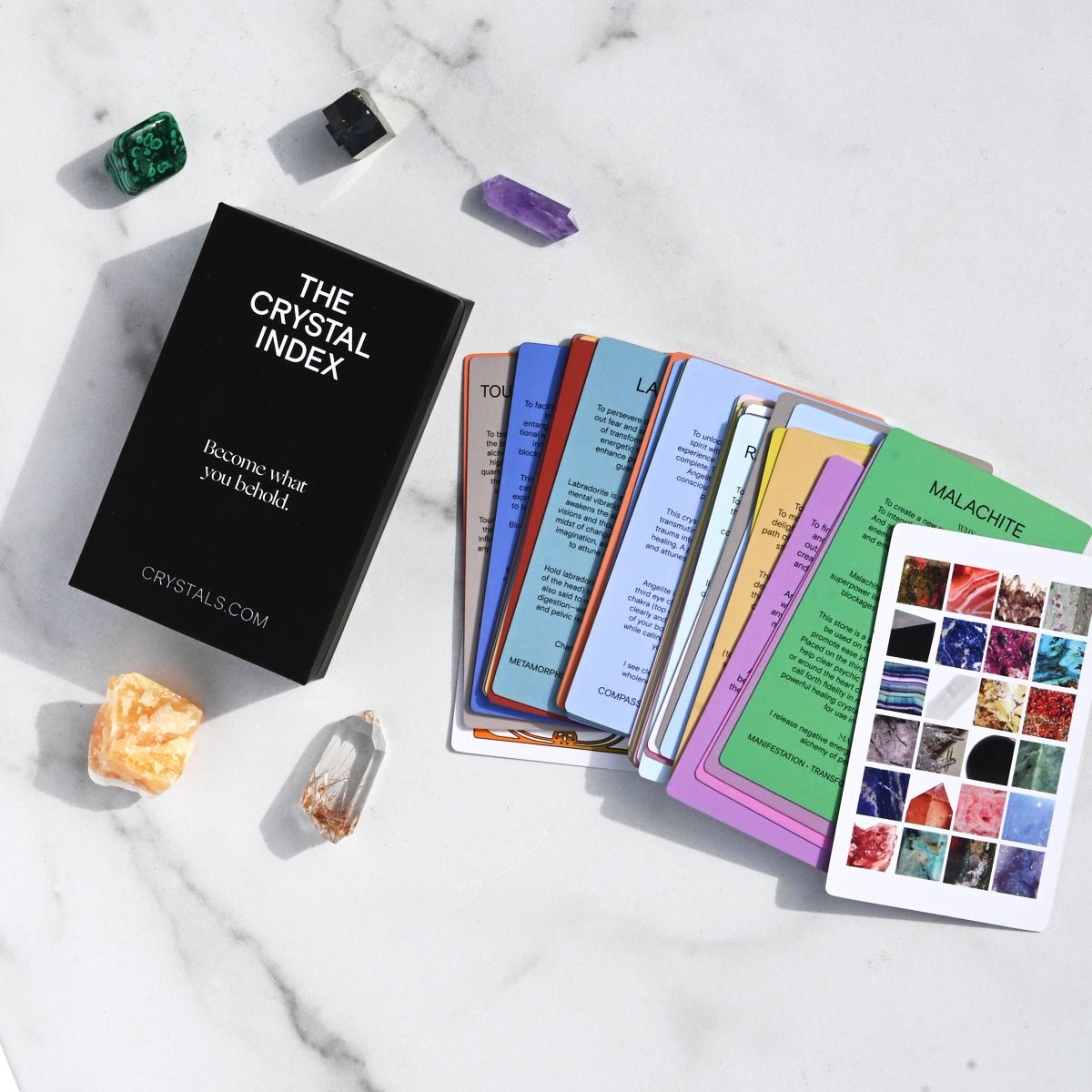 THE CRYSTAL INDEX - CARD DECK CRYSTALS.COM