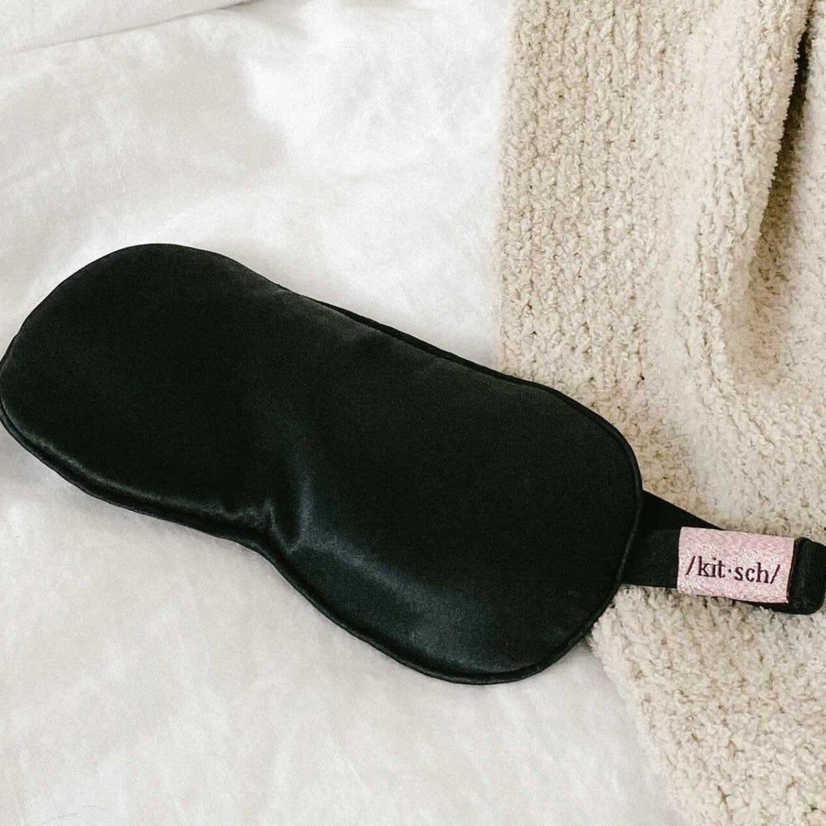 The Lavender Weighted Satin Eye Mask - Nanaka