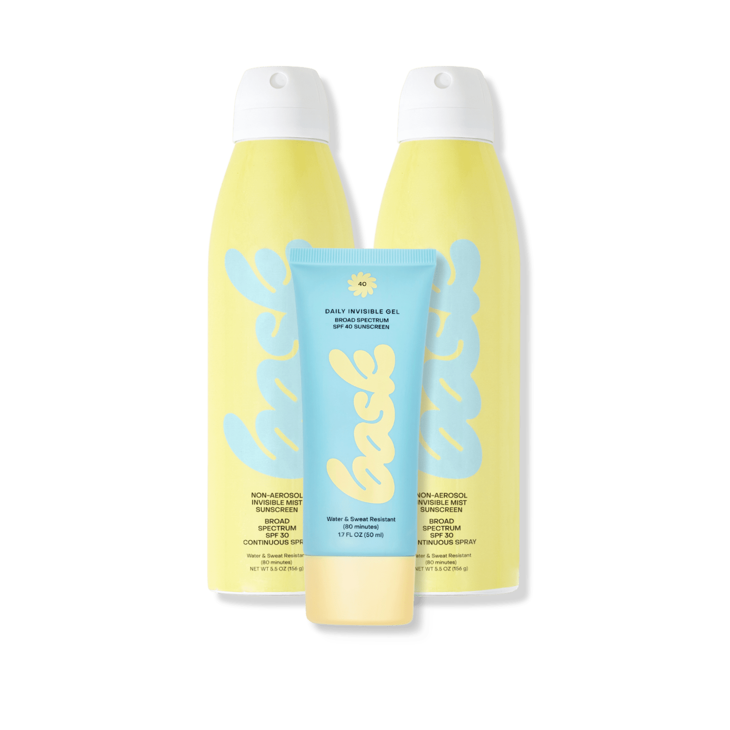 The Transparent Trio Bask Suncare