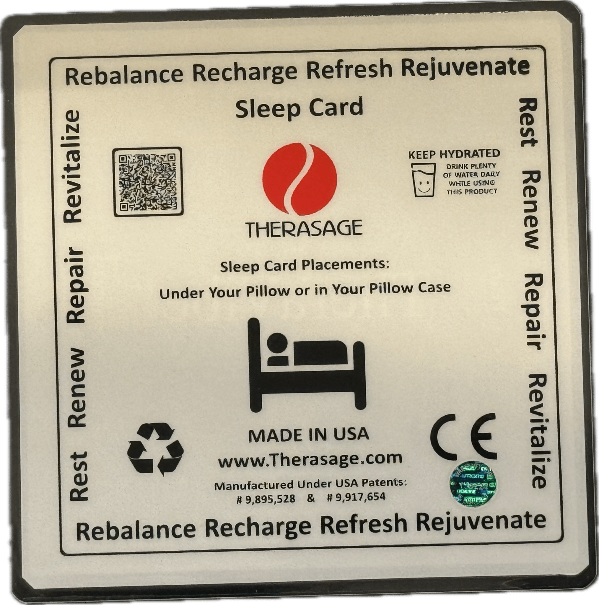 TheraVibe - 6x6 Card - Sleep Therasage
