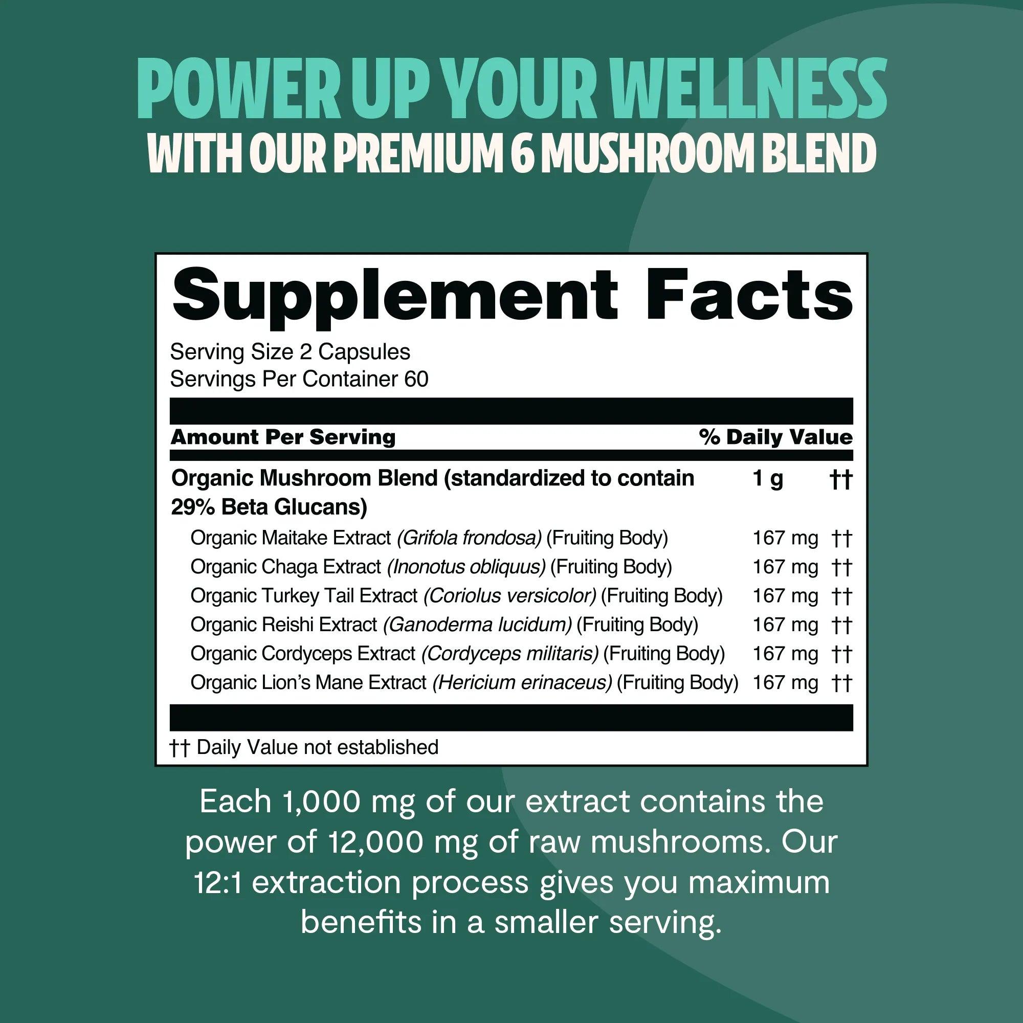 Ultimate Mushroom Complex Capsules FreshCap Mushrooms