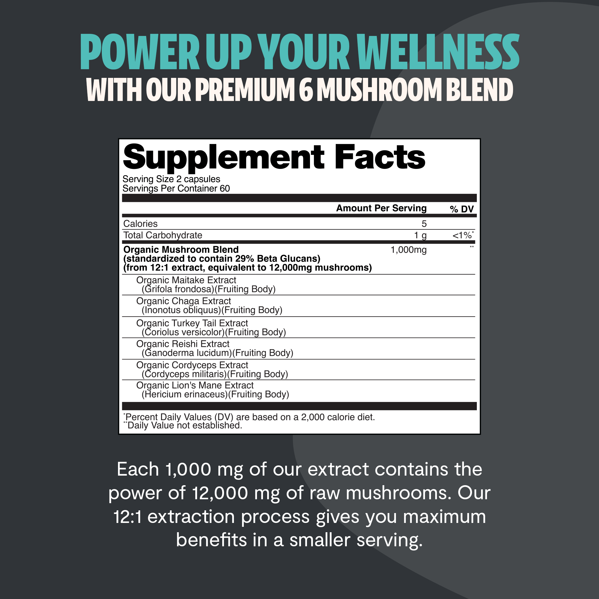 Ultimate Mushroom Complex Capsules FreshCap Mushrooms