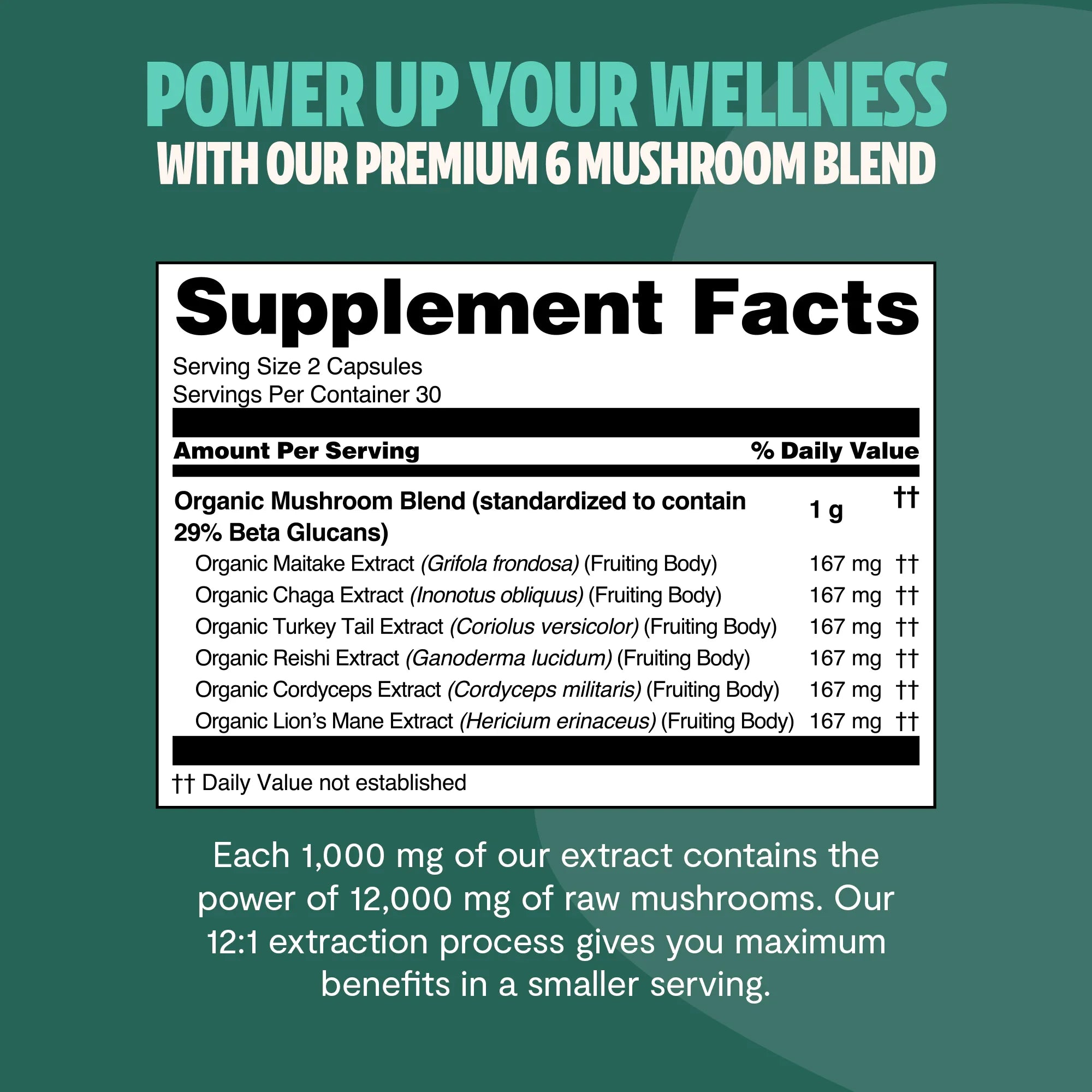 Ultimate Mushroom Complex Capsules FreshCap Mushrooms