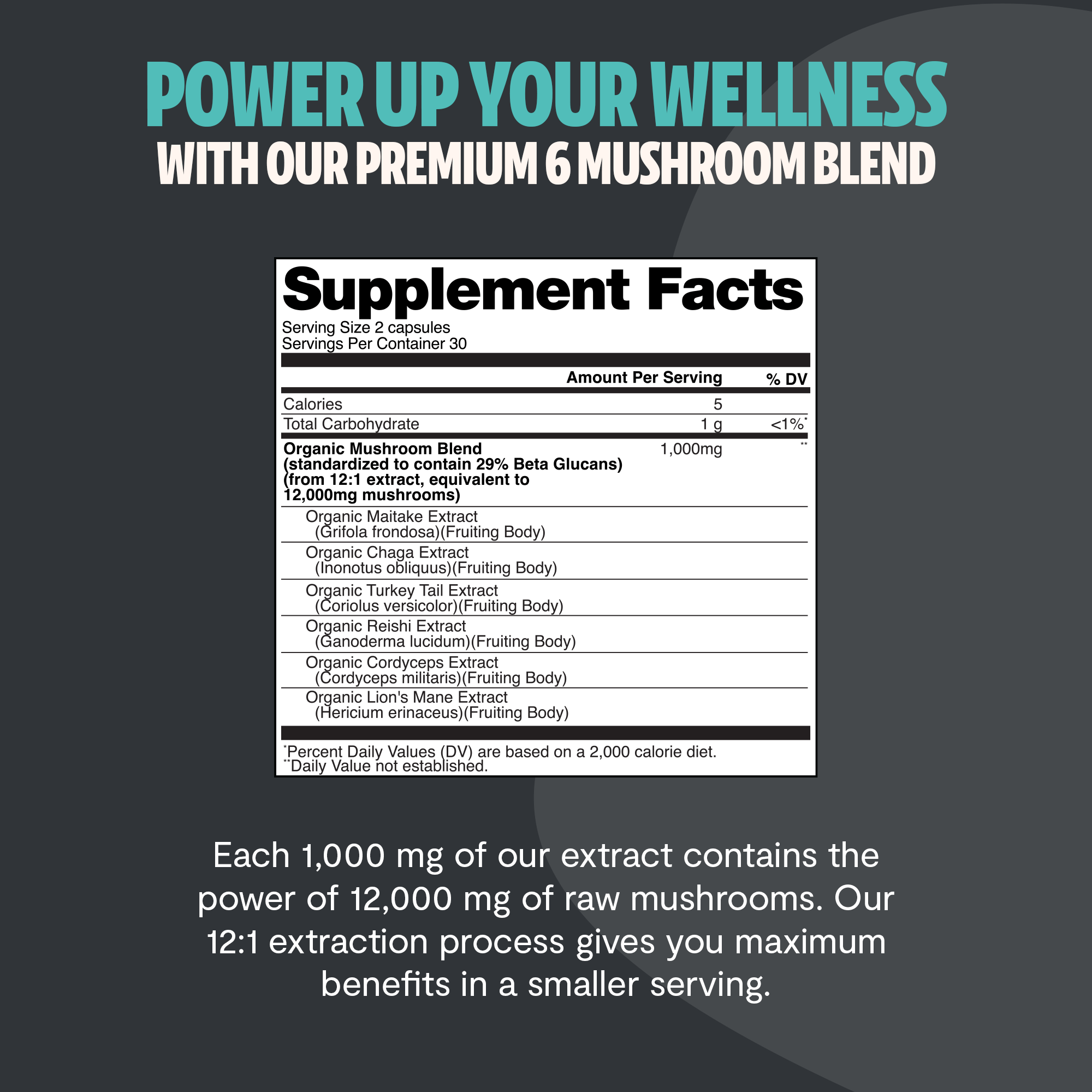 Ultimate Mushroom Complex Capsules FreshCap Mushrooms