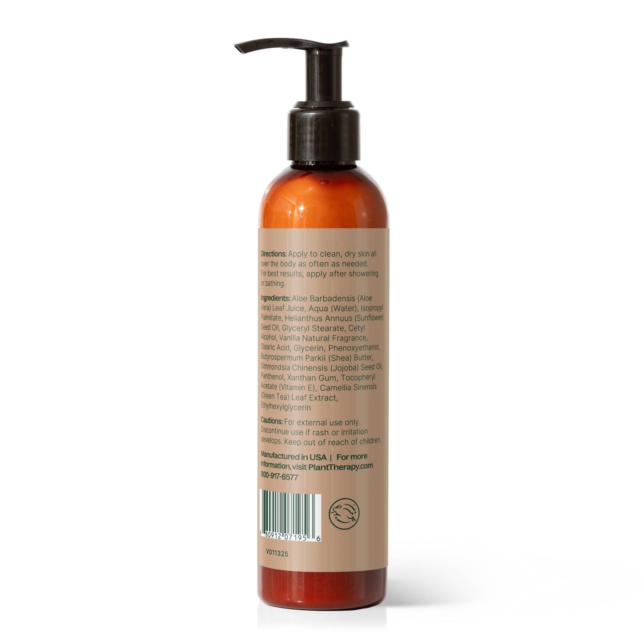 Vanilla Body Lotion with Aloe and Shea Plant Therapy