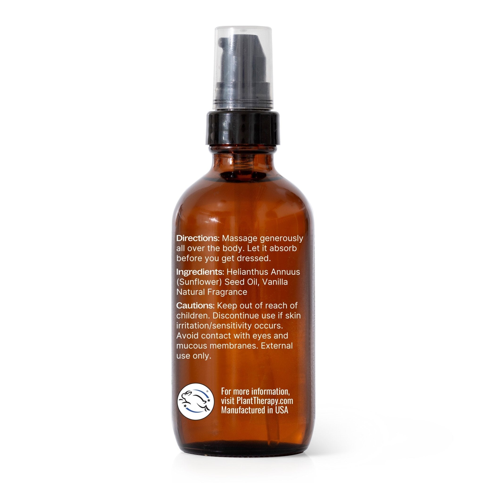 Vanilla Body Oil Plant Therapy