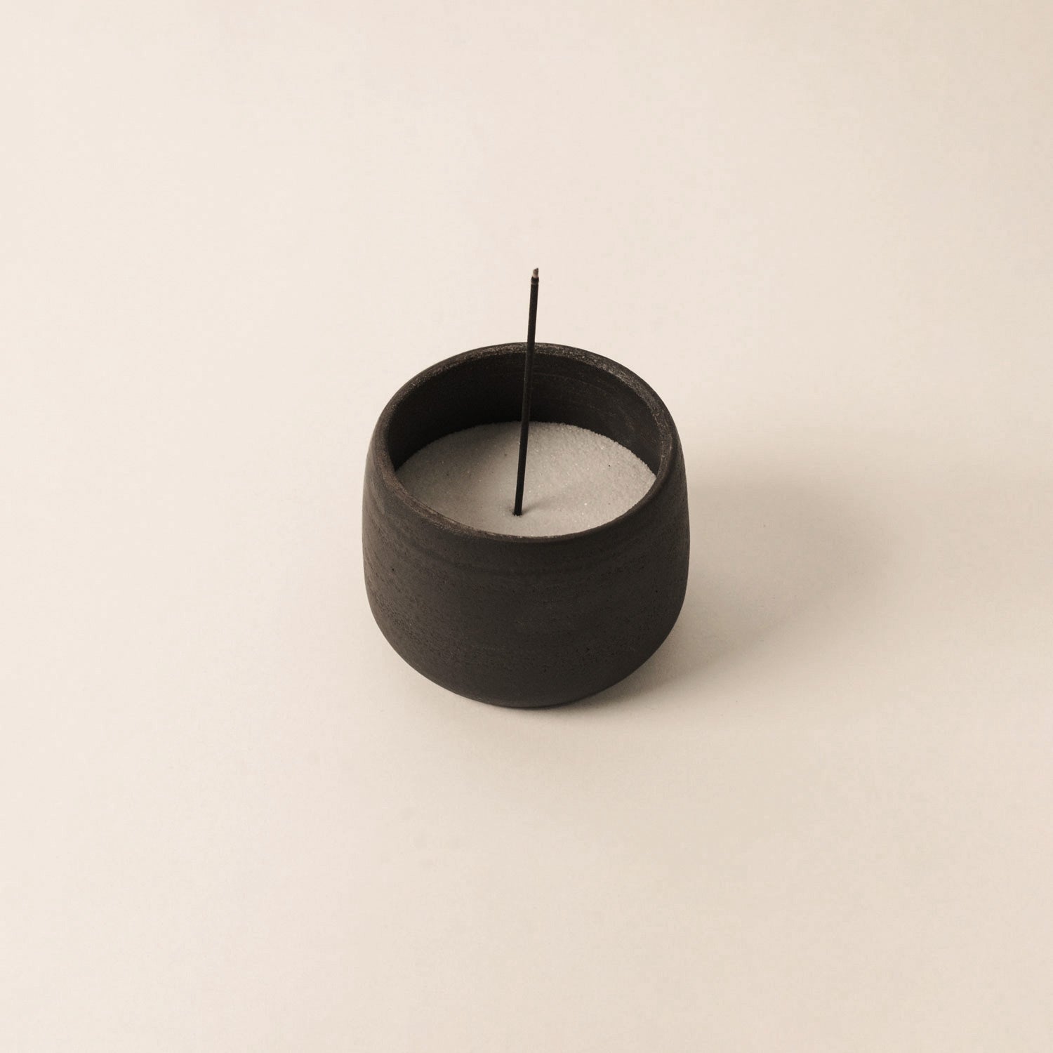 Versatile Black Clay Ceramic Cup CEDAR AND MYRRH