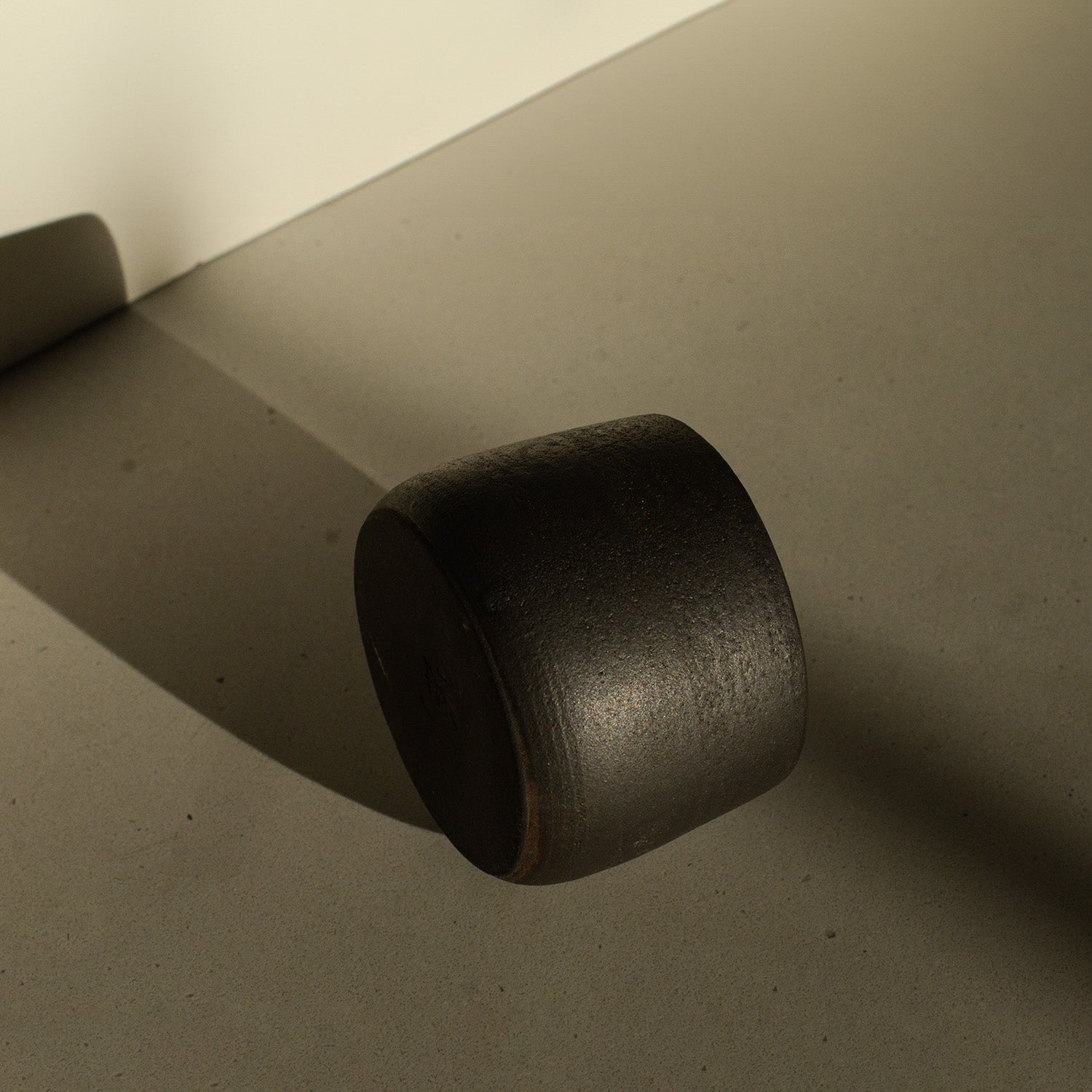 Versatile Black Clay Ceramic Cup CEDAR AND MYRRH