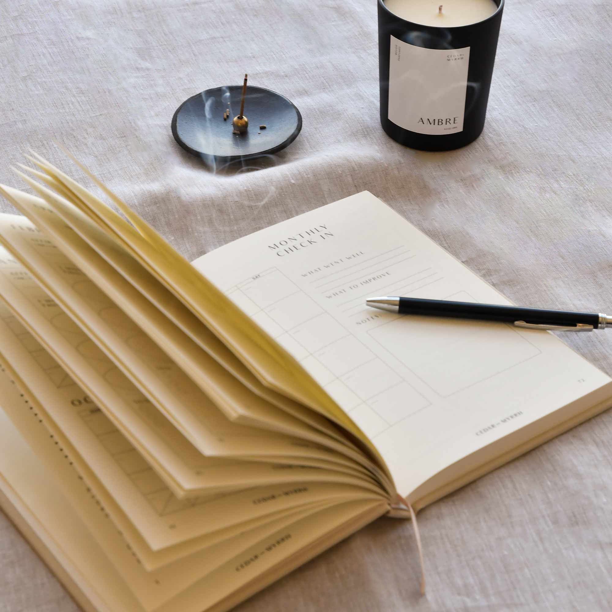 Wellness Journal CEDAR AND MYRRH