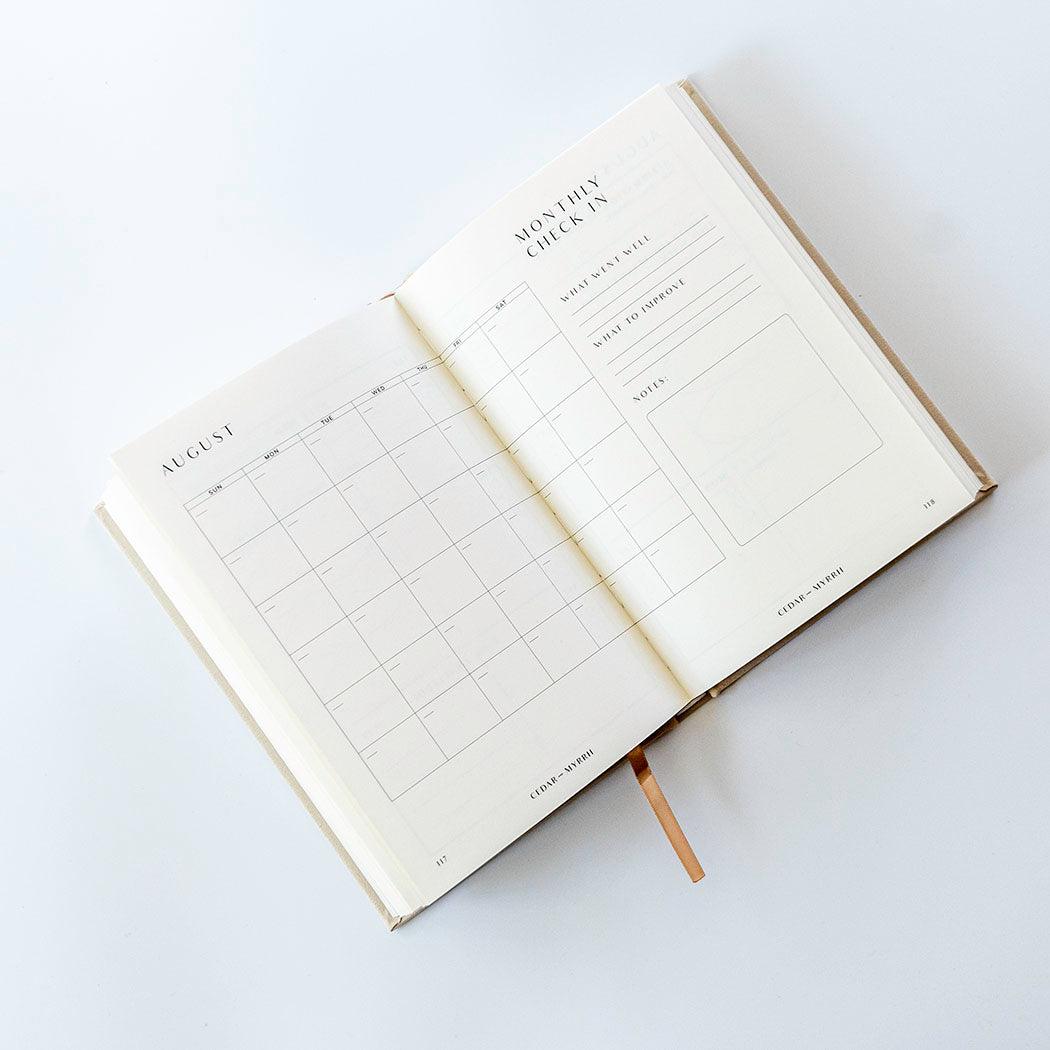 Wellness Journal CEDAR AND MYRRH