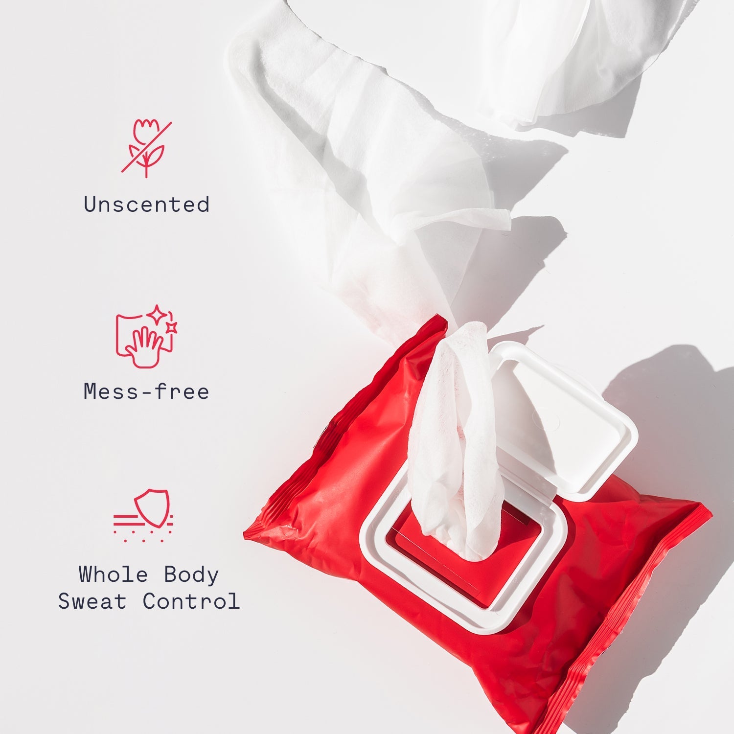 Whole Body Antiperspirant Wipes Duradry