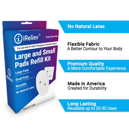 Wireless Large and Small Electrode Pads Refill Kit iReliev