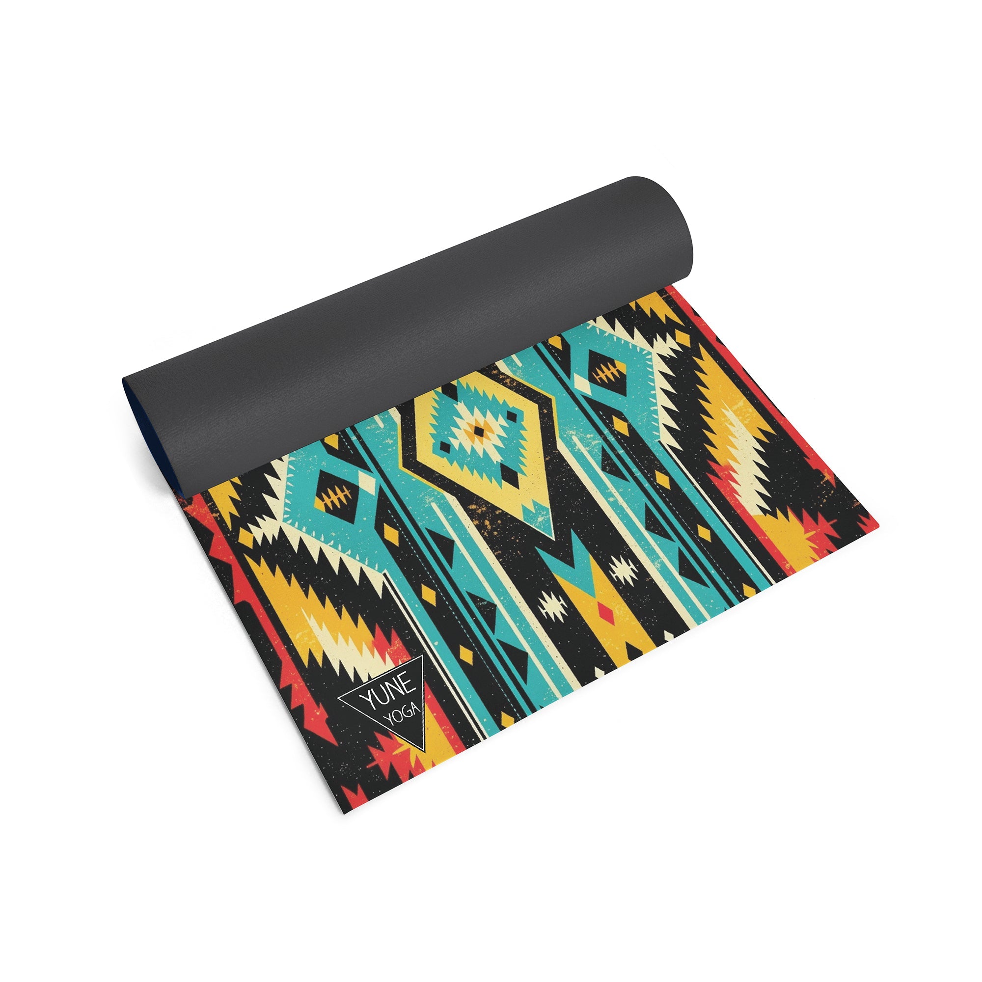 Wolfs Eye Yoga Mat – 6 mm Extra Thick, Double-Sided Non-Slip, Eco-Friendly PER with UV-Printed Design | Yune Yoga