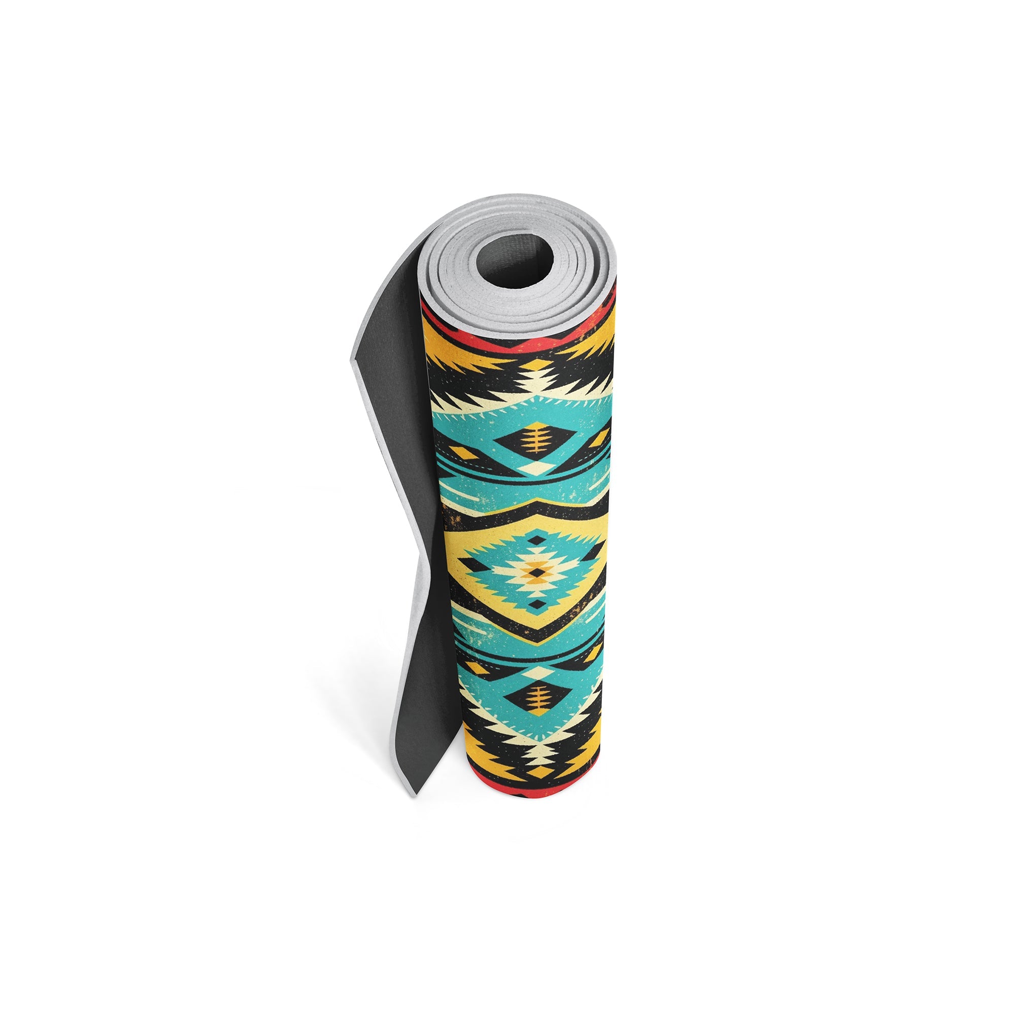 Wolfs Eye Yoga Mat – 6 mm Extra Thick, Double-Sided Non-Slip, Eco-Friendly PER with UV-Printed Design | Yune Yoga