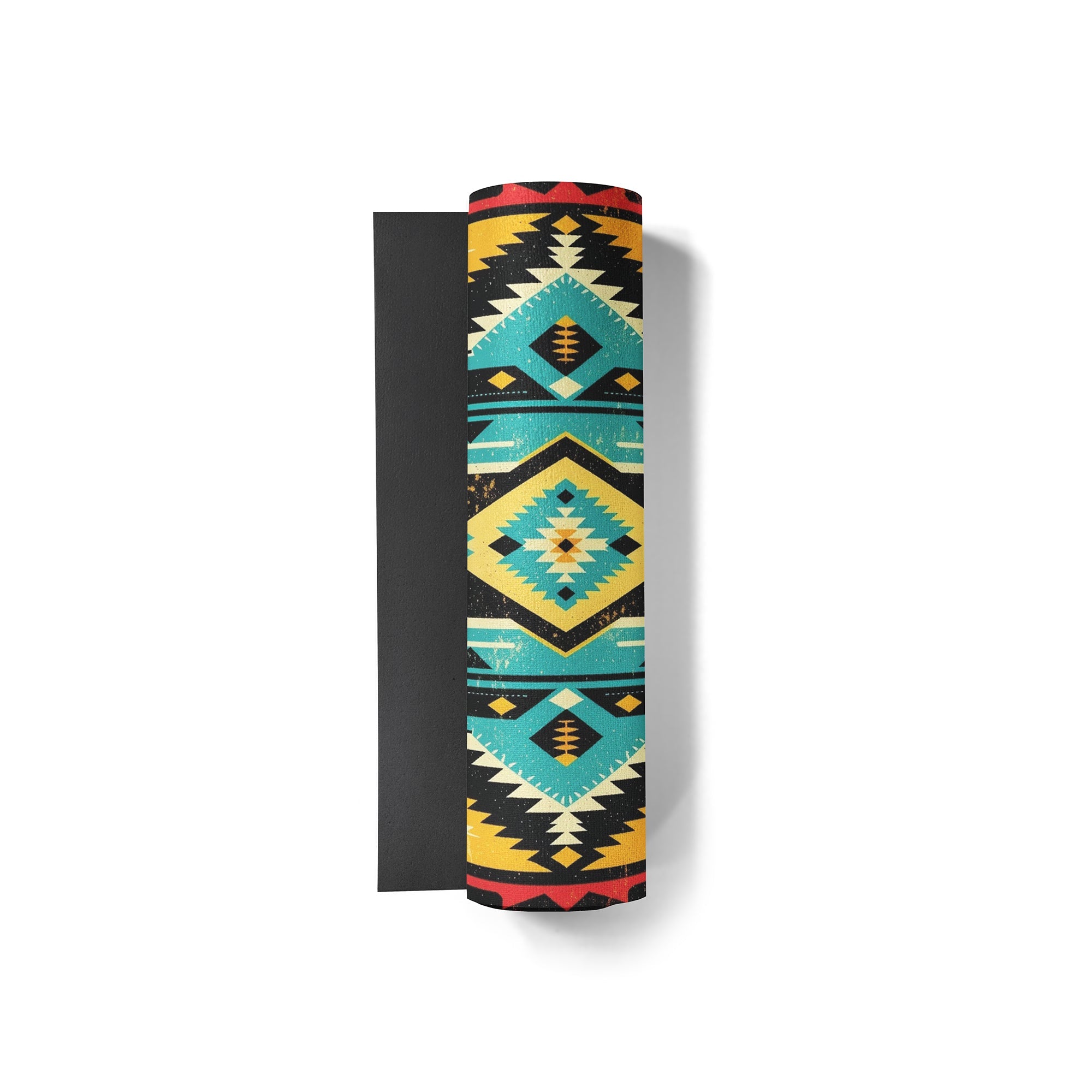 Wolfs Eye Yoga Mat – 6 mm Extra Thick, Double-Sided Non-Slip, Eco-Friendly PER with UV-Printed Design | Yune Yoga