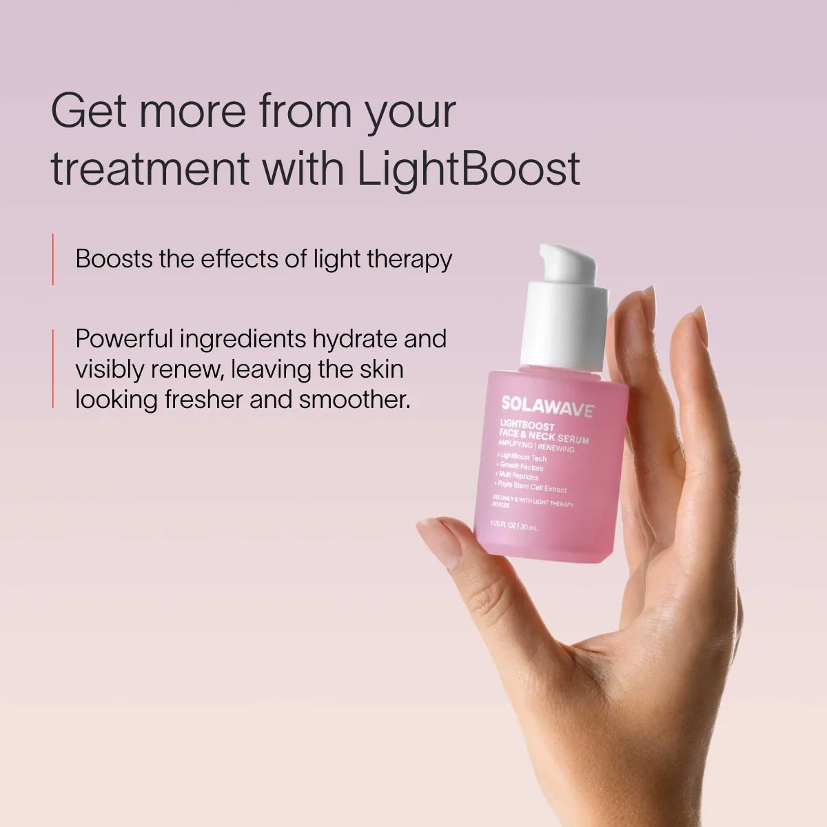 Wrinkle Retreat Red Light Therapy Face Mask Solawave