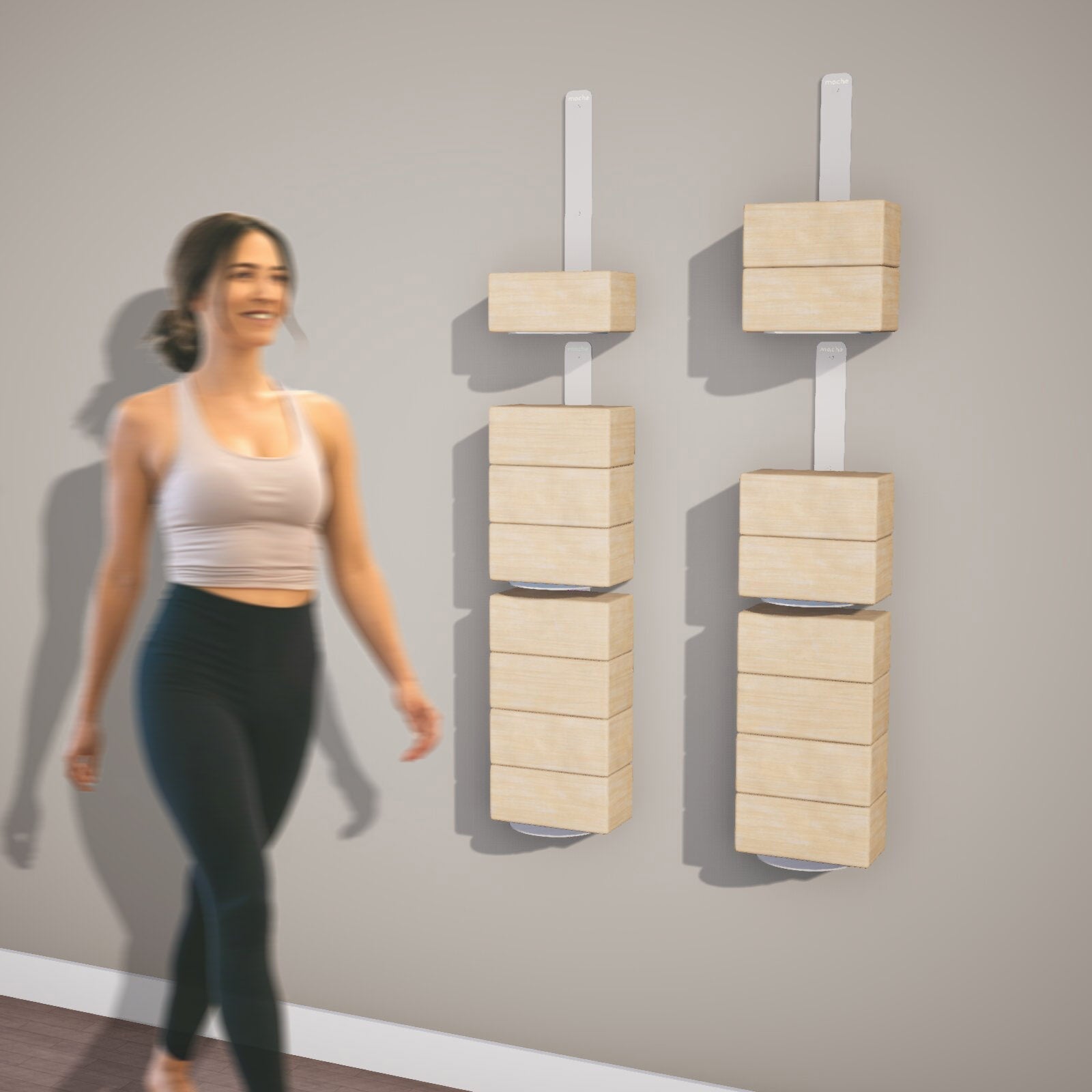 Yoga Block | Balsa Wood + Beeswax Mache