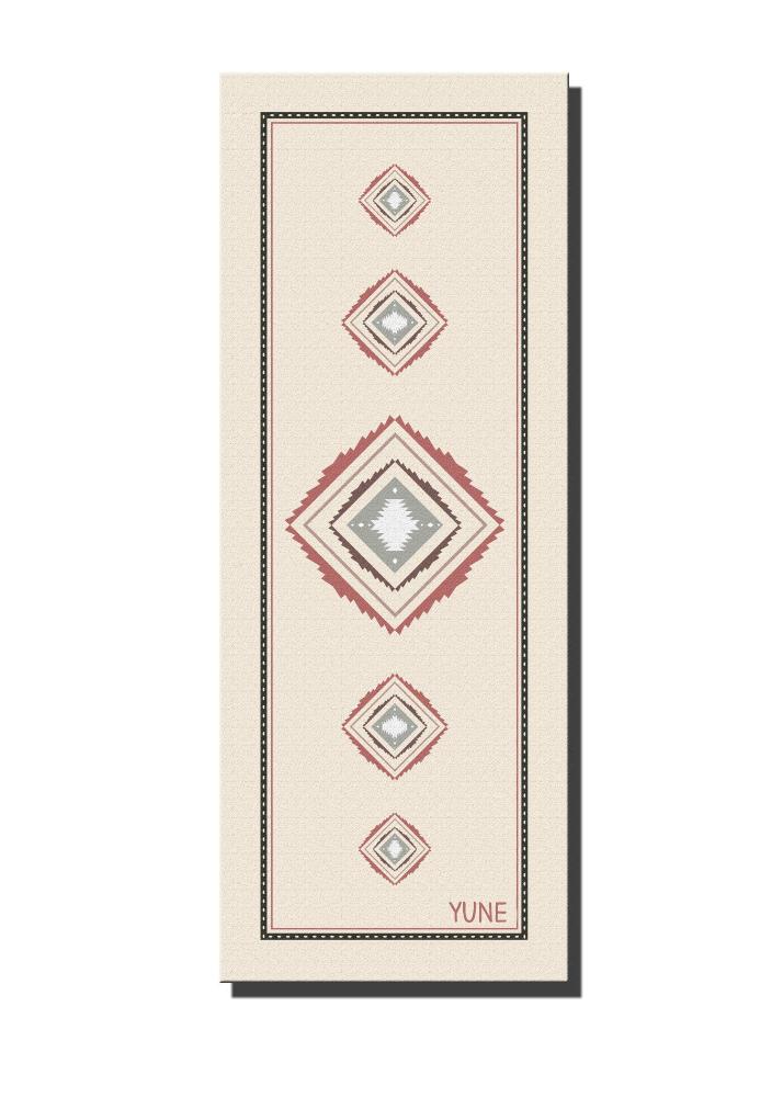 Yoga Mat | 6mm Thick | Beige| Non - Slip | Eco Friendly | Yune Yoga | Simone Yune Yoga