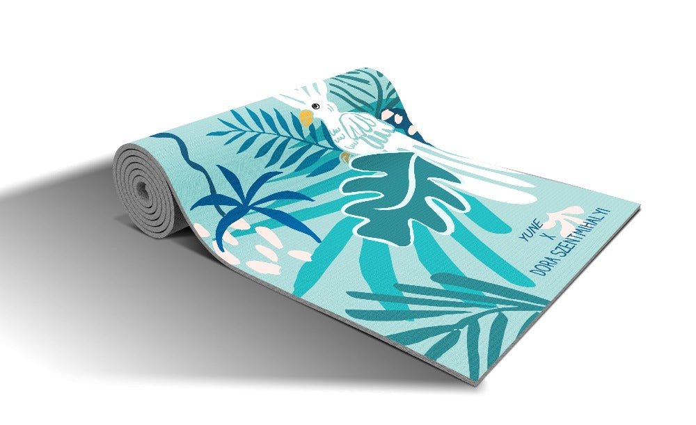 Yoga Mat | 6mm Thick | Birds | Non - Slip | Eco Friendly | Yune Yoga | Cacadus Yune Yoga