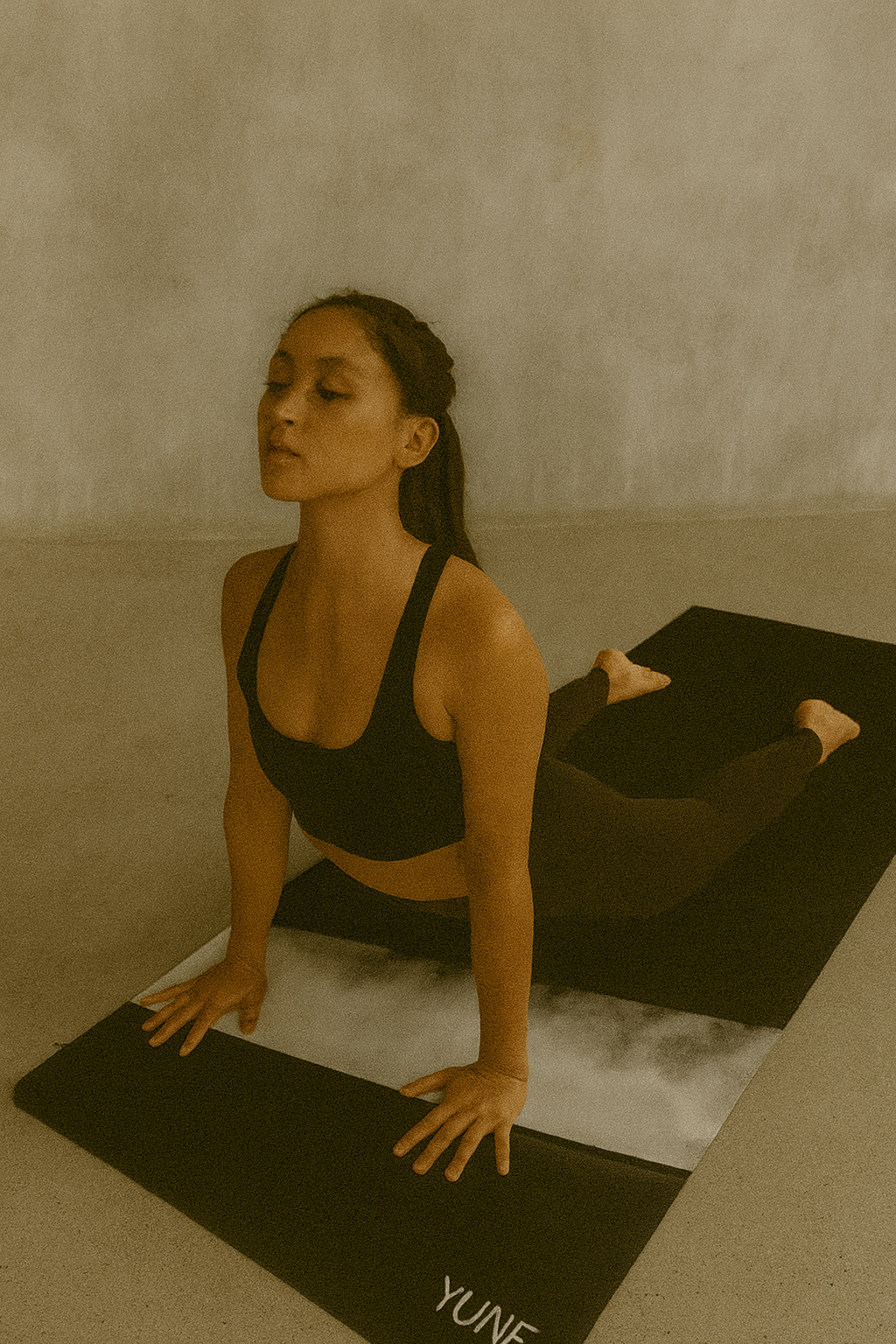 Yoga Mat | 6mm Thick | Black | Non - Slip | Eco Friendly | Yune Yoga | Black2 Yune Yoga