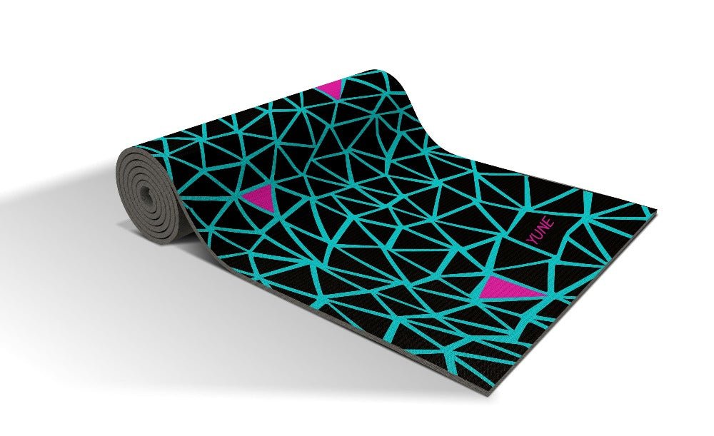 Yoga Mat | 6mm Thick | Black | Non - Slip | Eco Friendly | Yune Yoga | Nakata Yune Yoga