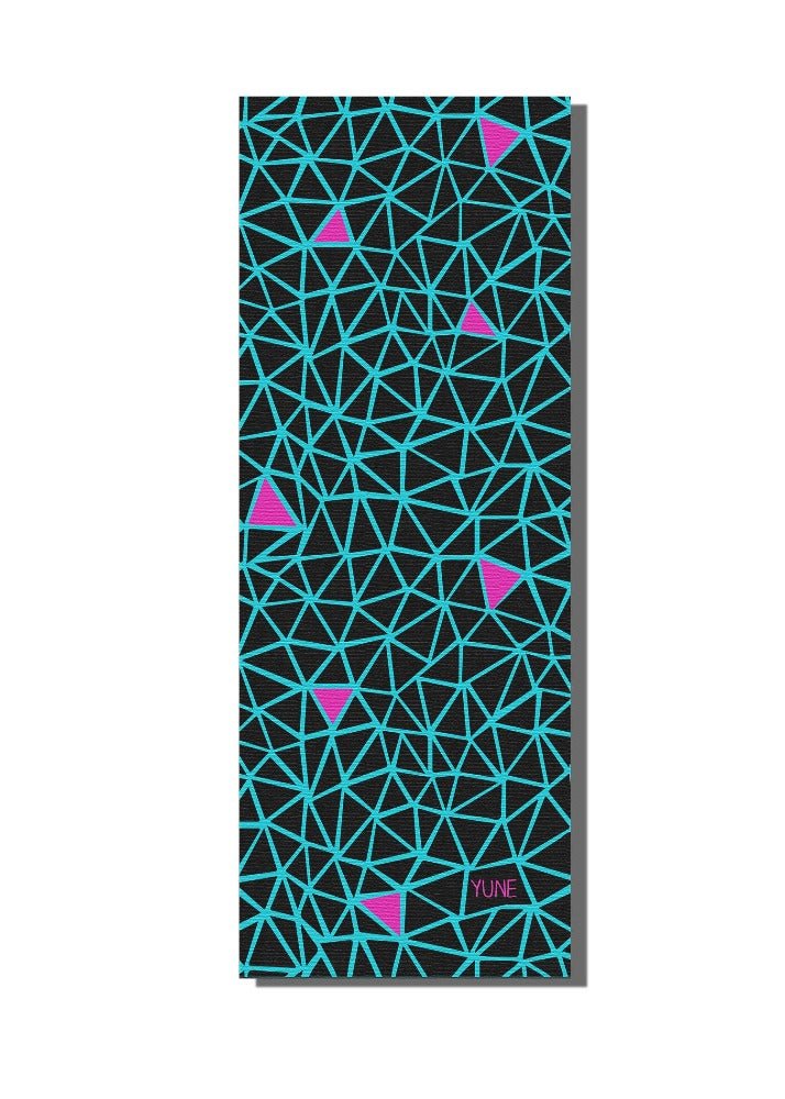 Yoga Mat | 6mm Thick | Black | Non - Slip | Eco Friendly | Yune Yoga | Nakata Yune Yoga