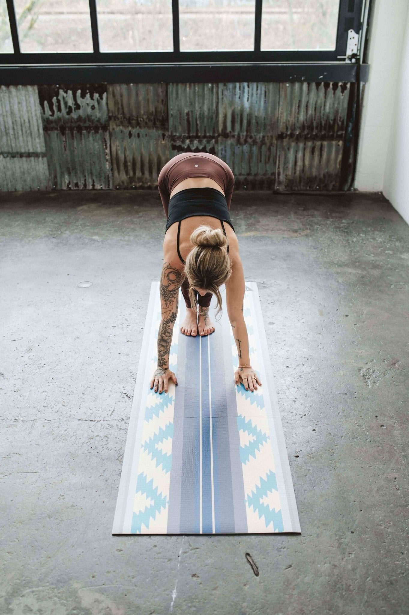Yoga Mat | 6mm Thick | Blue | Non - Slip | Eco Friendly | Yune Yoga | Bear Creek Juniper Yune Yoga