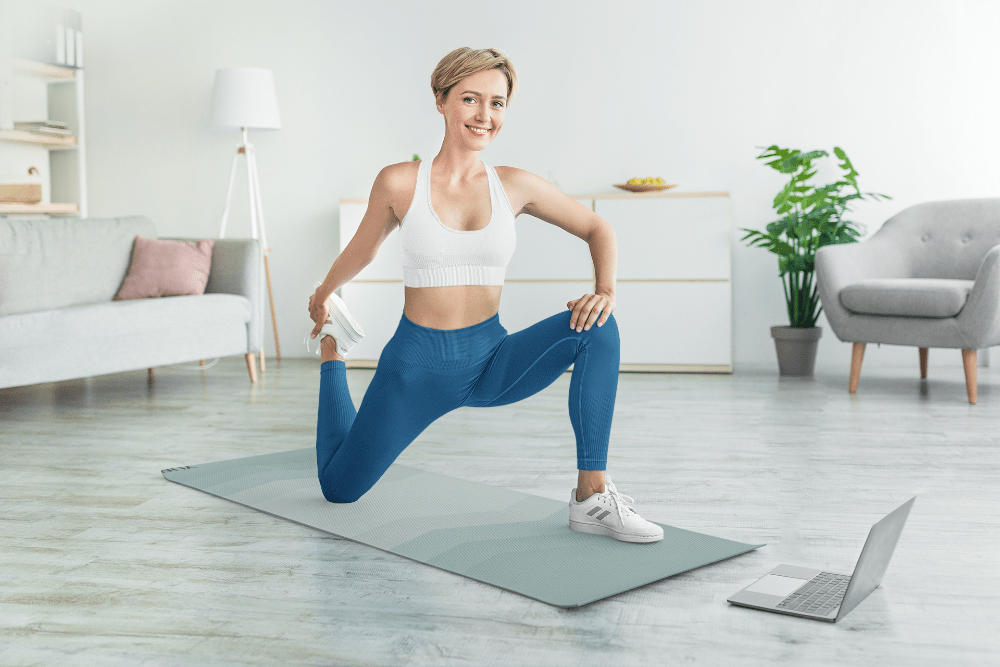 Yoga Mat | 6mm Thick | Blue | Non - Slip | Eco Friendly | Yune Yoga | Gabbro Yune Yoga