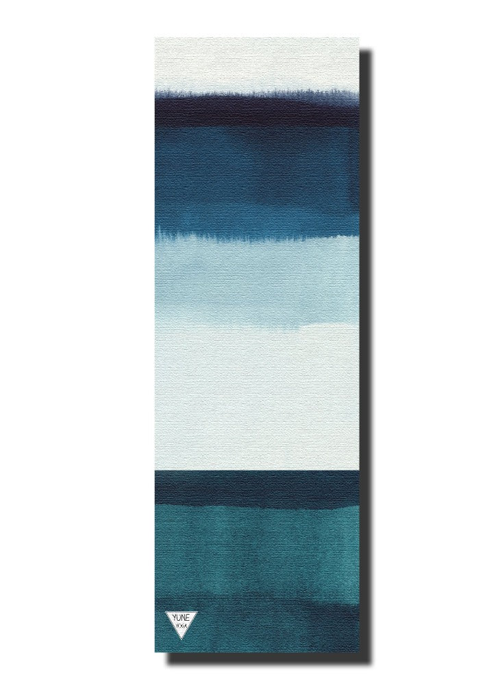 Yoga Mat | 6mm Thick | Blue | Non - Slip | Eco Friendly | Yune Yoga | Janus Yune Yoga
