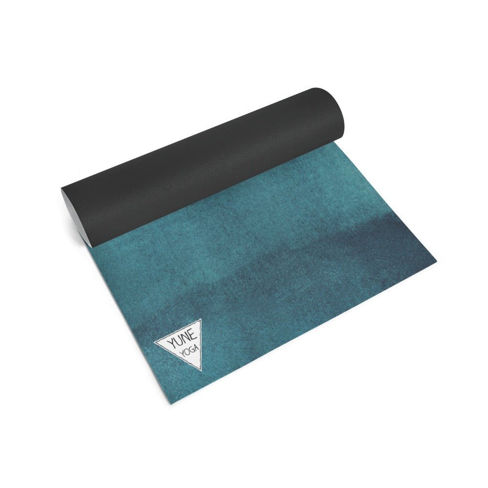 Yoga Mat | 6mm Thick | Blue | Non - Slip | Eco Friendly | Yune Yoga | Janus Yune Yoga