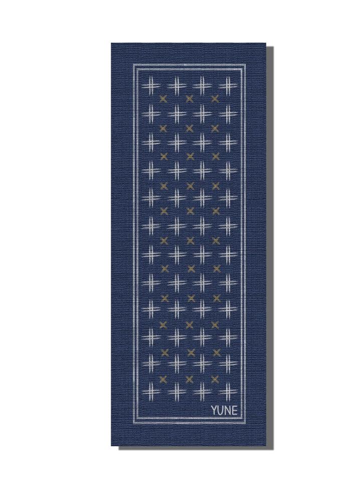 Yoga Mat | 6mm Thick | Blue | Non - Slip | Eco Friendly | Yune Yoga | Sakura Yune Yoga