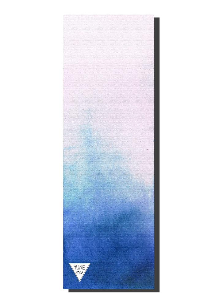Yoga Mat | 6mm Thick | Blue | Non - Slip | Eco Friendly | Yune Yoga | Serenity Yune Yoga
