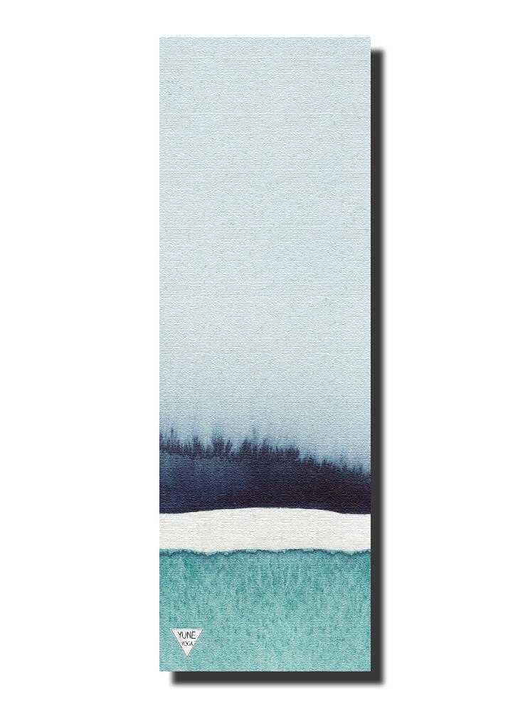 Yoga Mat | 6mm Thick | Blue | Non - Slip | Eco Friendly | Yune Yoga | Zeus Yune Yoga