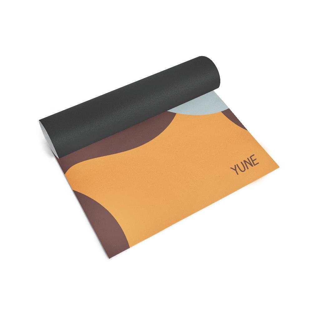 Yoga Mat | 6mm Thick | Brown | Non - Slip | Eco Friendly | Yune Yoga | Harper Yune Yoga
