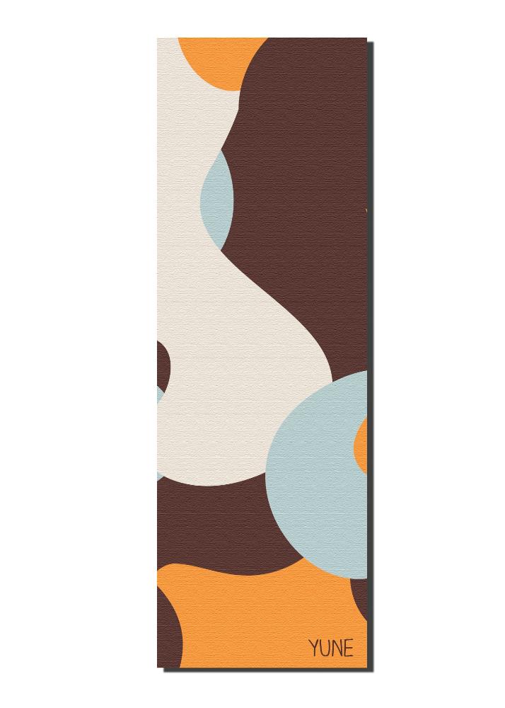 Yoga Mat | 6mm Thick | Brown | Non - Slip | Eco Friendly | Yune Yoga | Harper Yune Yoga