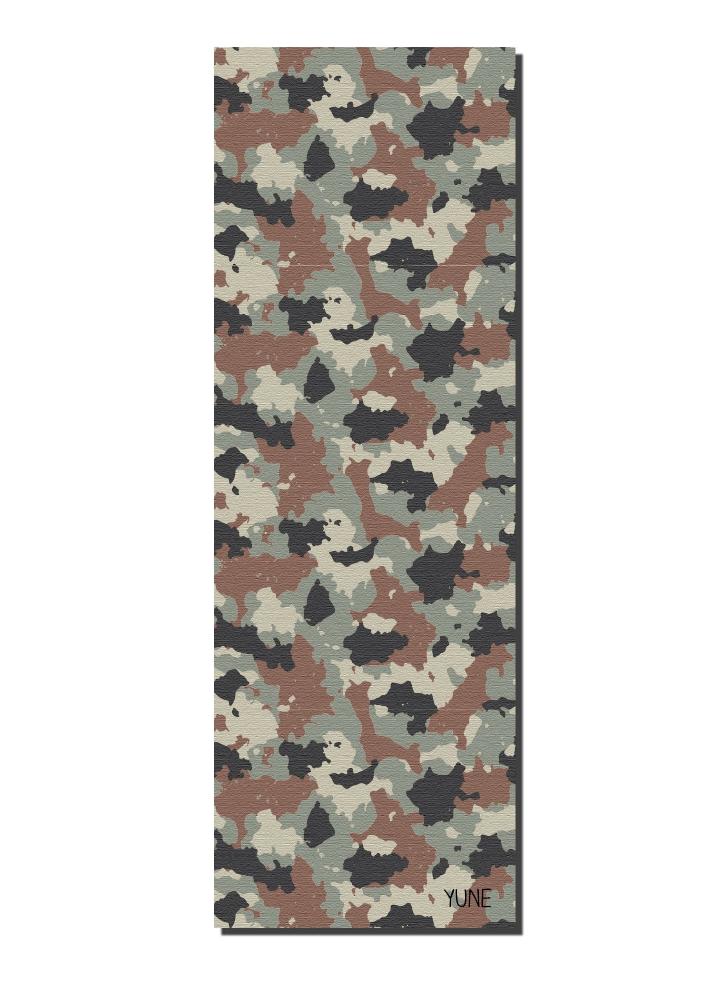 Yoga Mat | 6mm Thick | Camo | Non - Slip | Eco Friendly | Yune Yoga | Camo 3 Yune Yoga