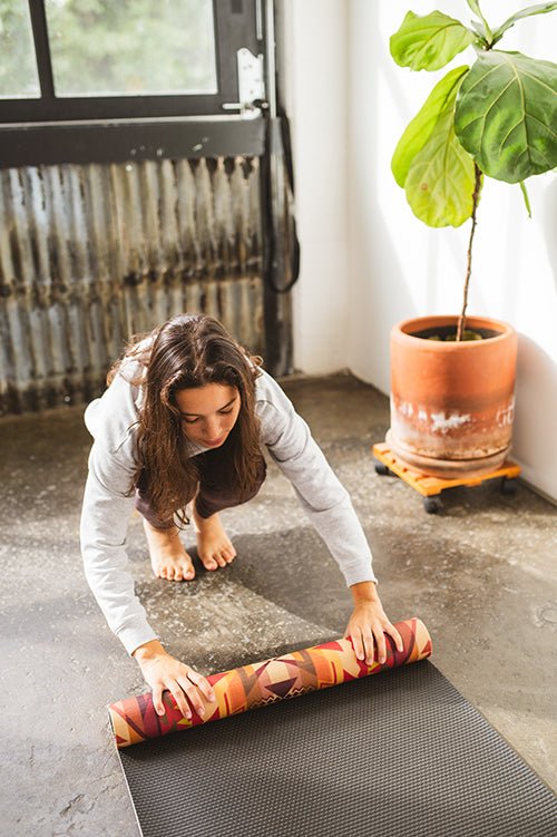 Yoga Mat | 6mm Thick | Cow | Non - Slip | Eco Friendly | Yune Yoga Yune Yoga