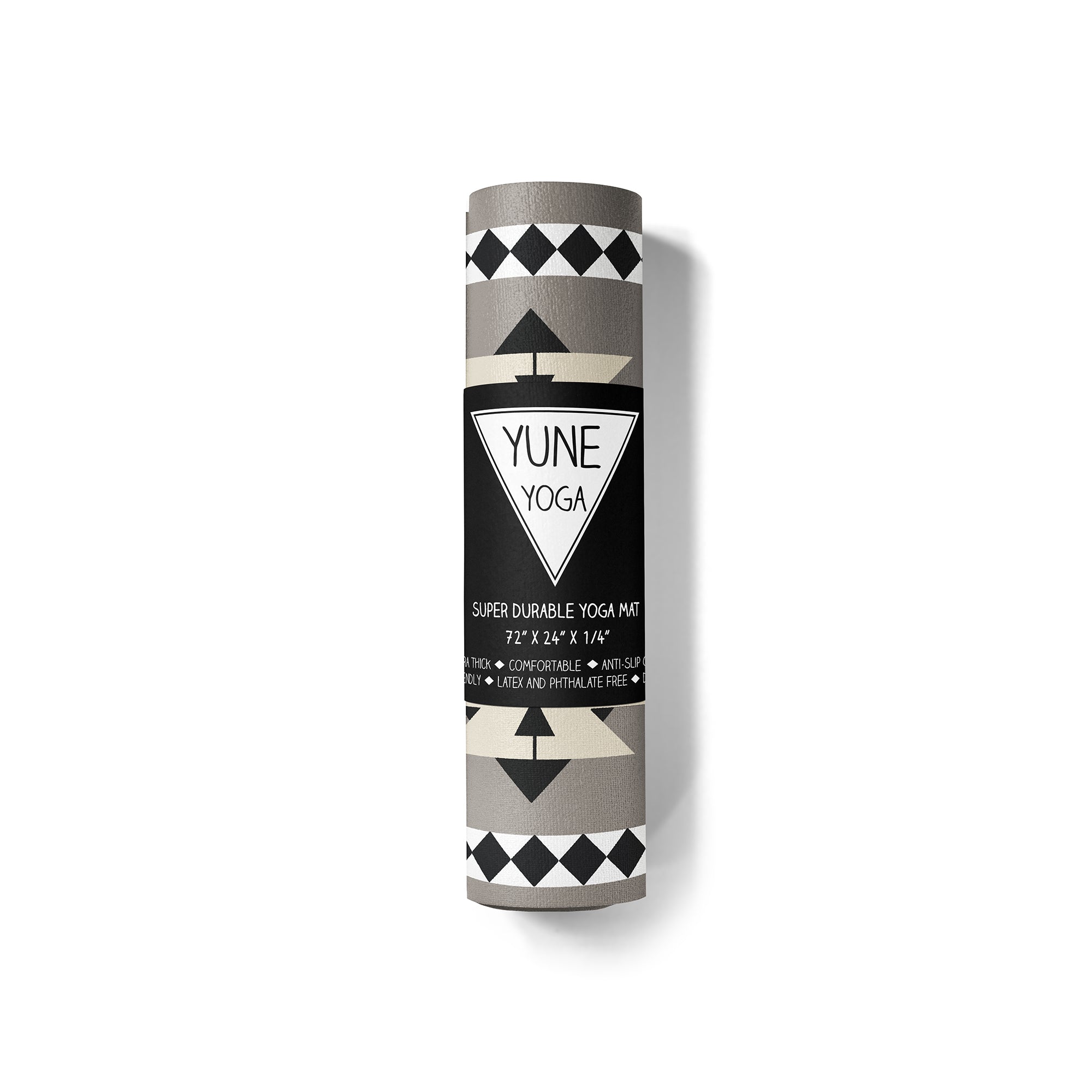 Yoga Mat | 6mm Thick | Gray | Non - Slip | Eco Friendly | Yune Yoga | Scorpion Bay Yune Yoga